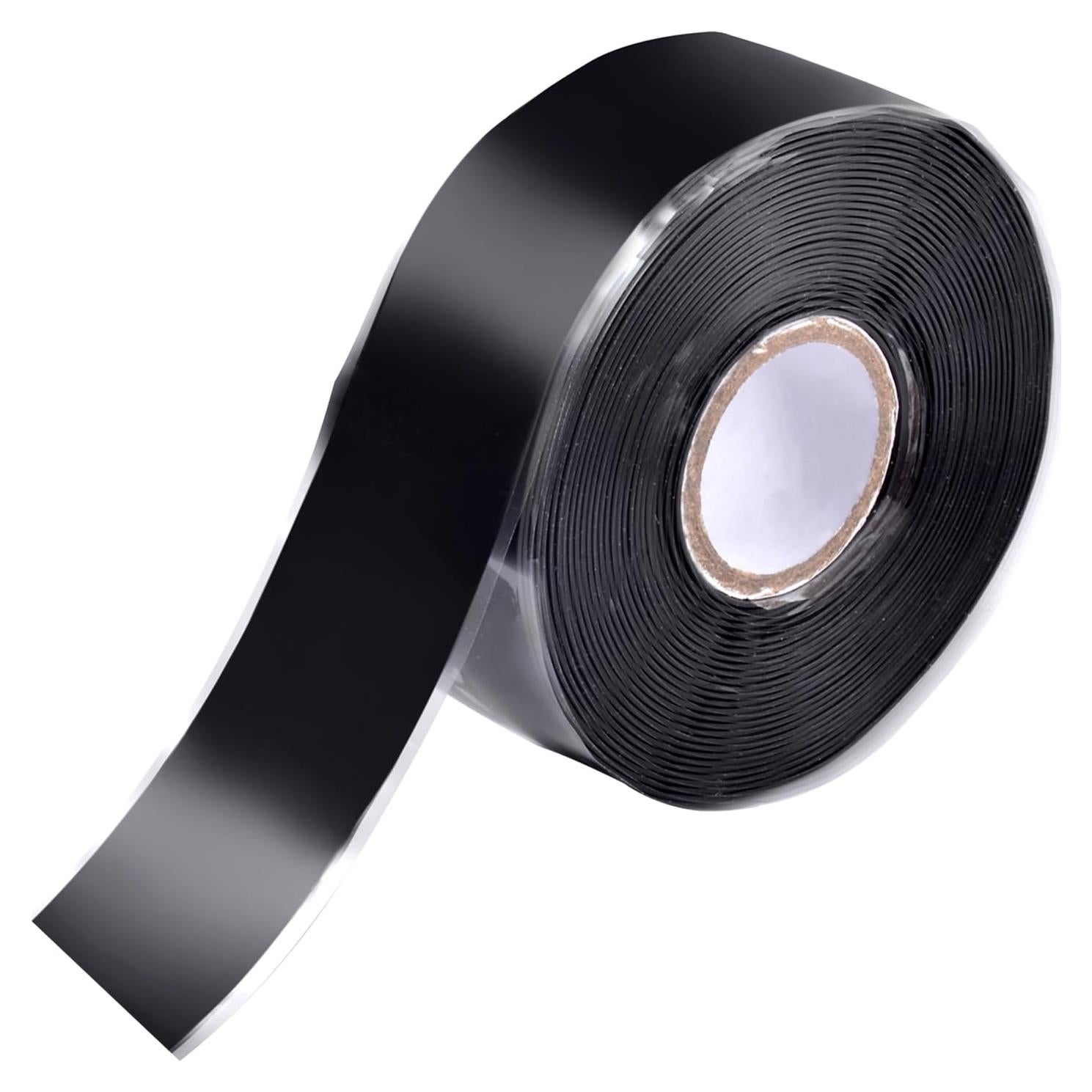 Cinta de Silicona Auto-fusionante PackYard 2.54 cm x 5 m Negra