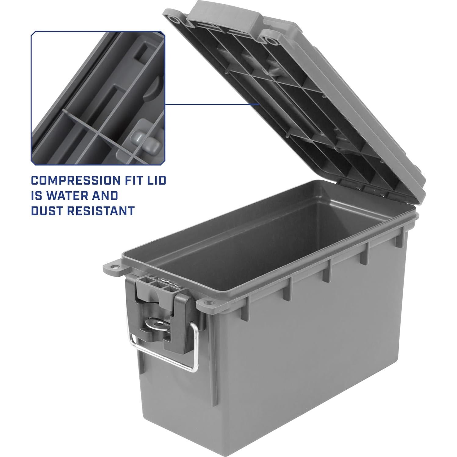 Caja de Almacenamiento Sheffield 12628, Gris, Resistente al Agua