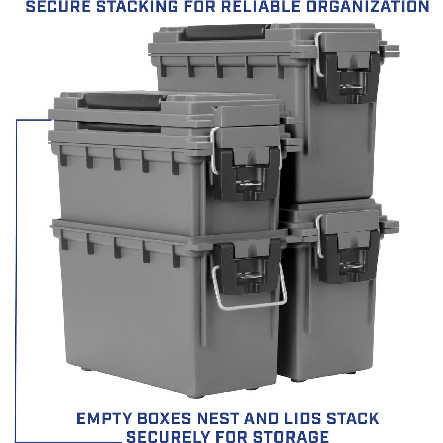 Caja de Almacenamiento Sheffield 12628, Gris, Resistente al Agua