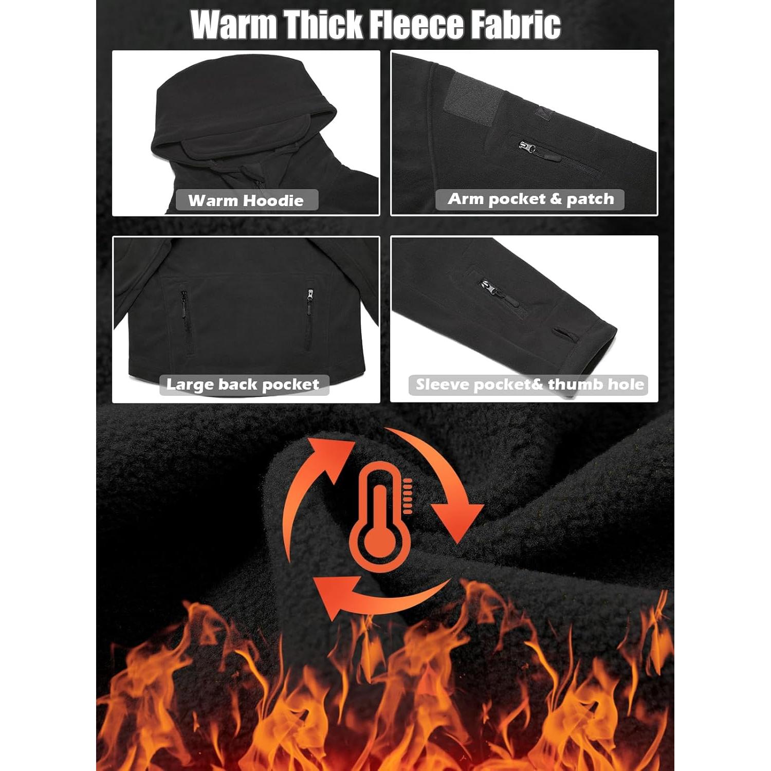 Sudadera Táctica ReFire Gear para Hombre con 7 Bolsillos