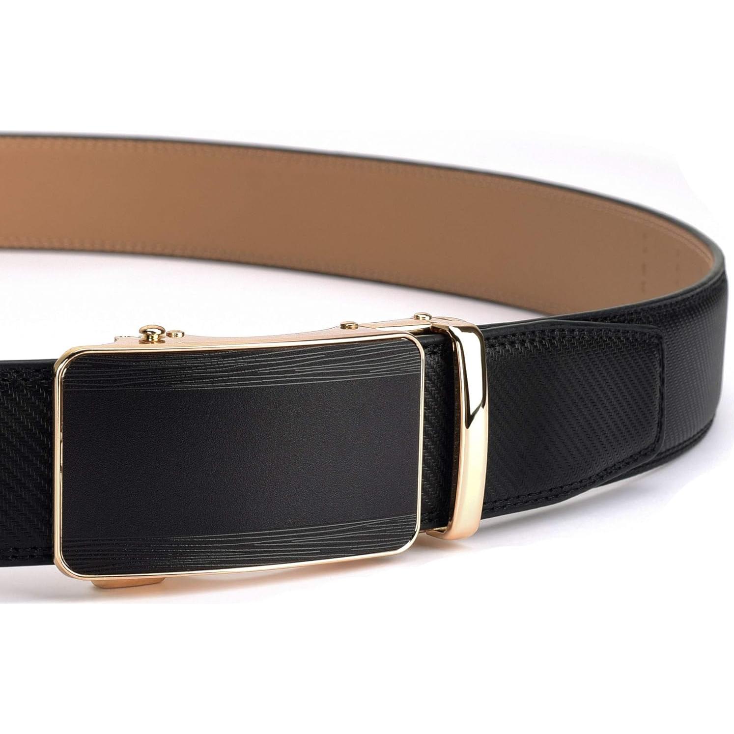 Cinturón de cuero para hombres grandes 71-173 cm con hebilla