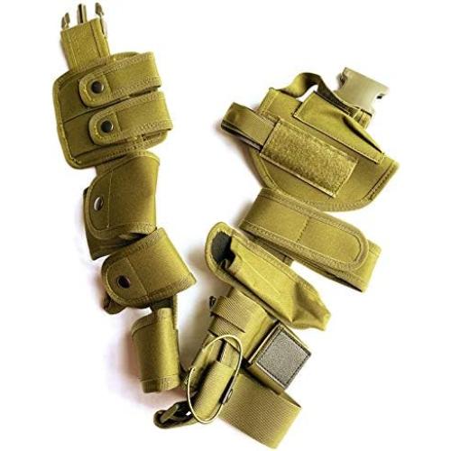 Cinturón Táctico Bargain Crusader Ajustable 9 Bolsillos