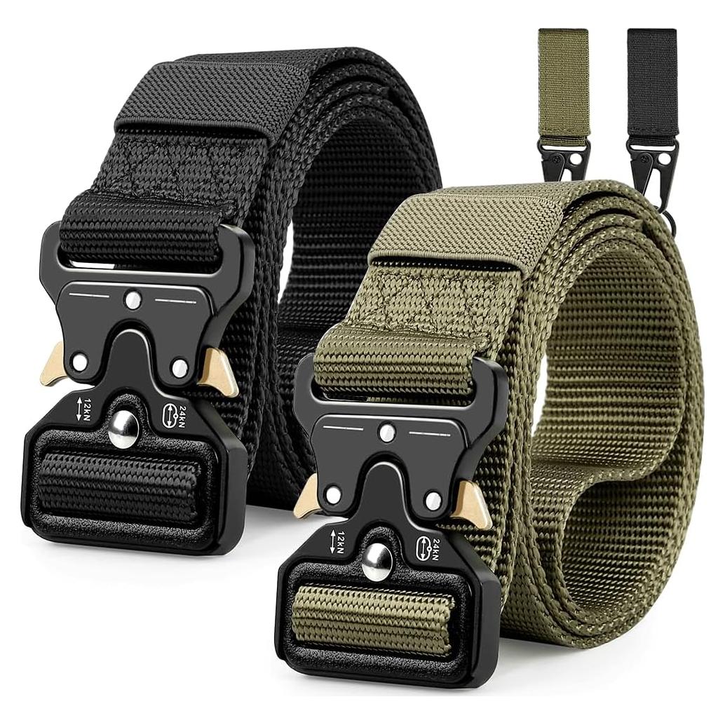 Cinturón Táctico Militar para Hombres con Hebilla Rápida