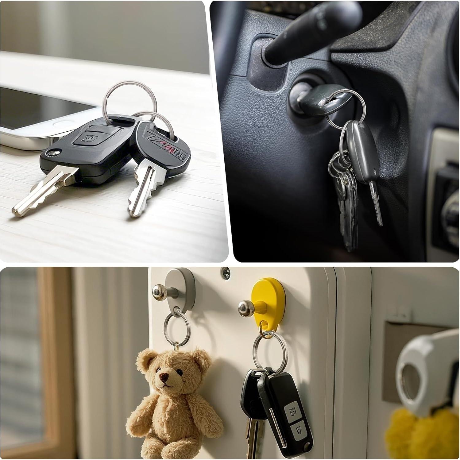 Anillos de Llave de Titanio Green Beret Medianos Ultra Livianos