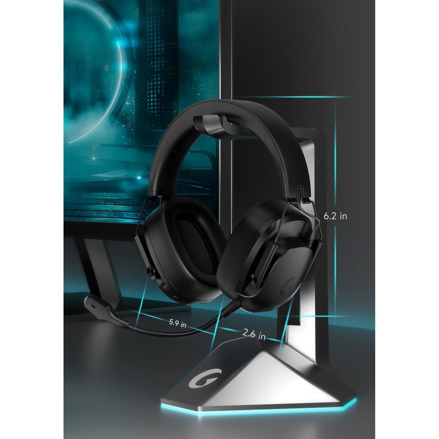 Auriculares Gaming Inalámbricos Rumoon Spark 02 7.1 Negro