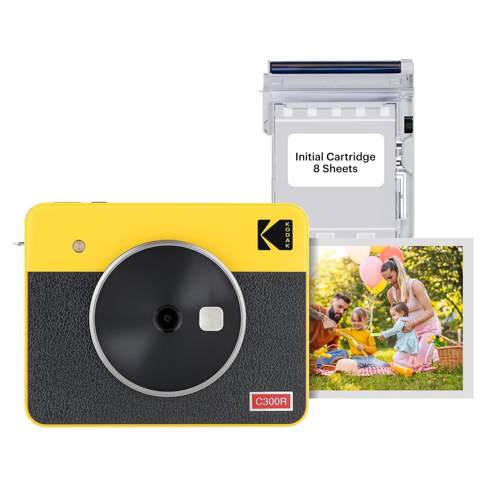 Cámara Digital Instantánea KODAK Mini Shot 3 Retro 2-en-1