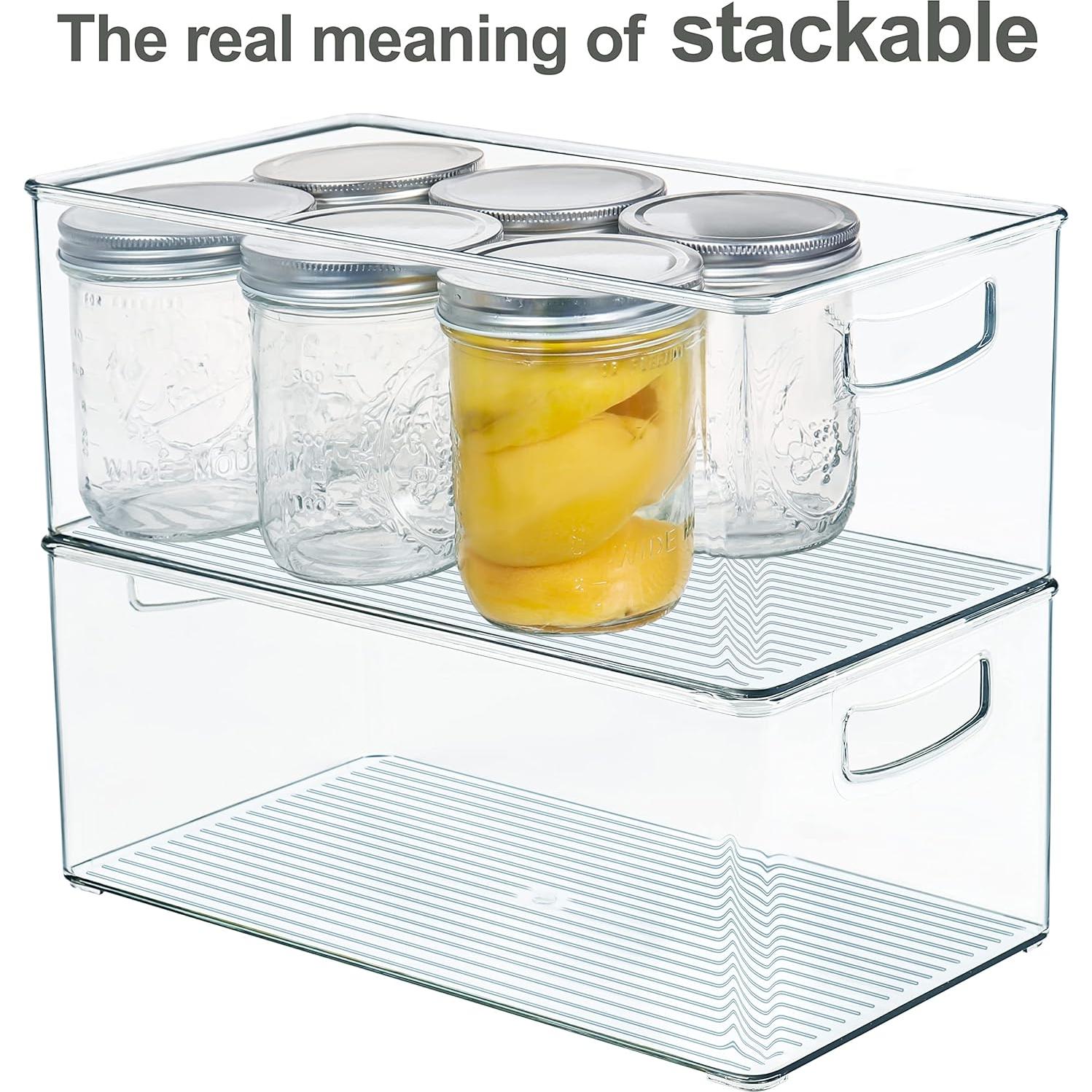 Contenedores Apilables Hudgan 2 Pack 4L Transparentes