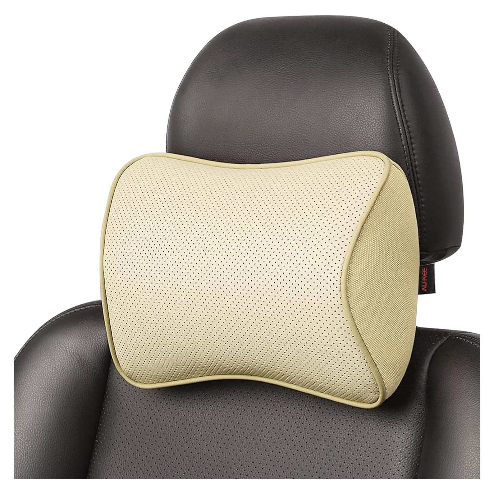 Almohada de Cuello Aukee de Espuma Viscoelástica Beige