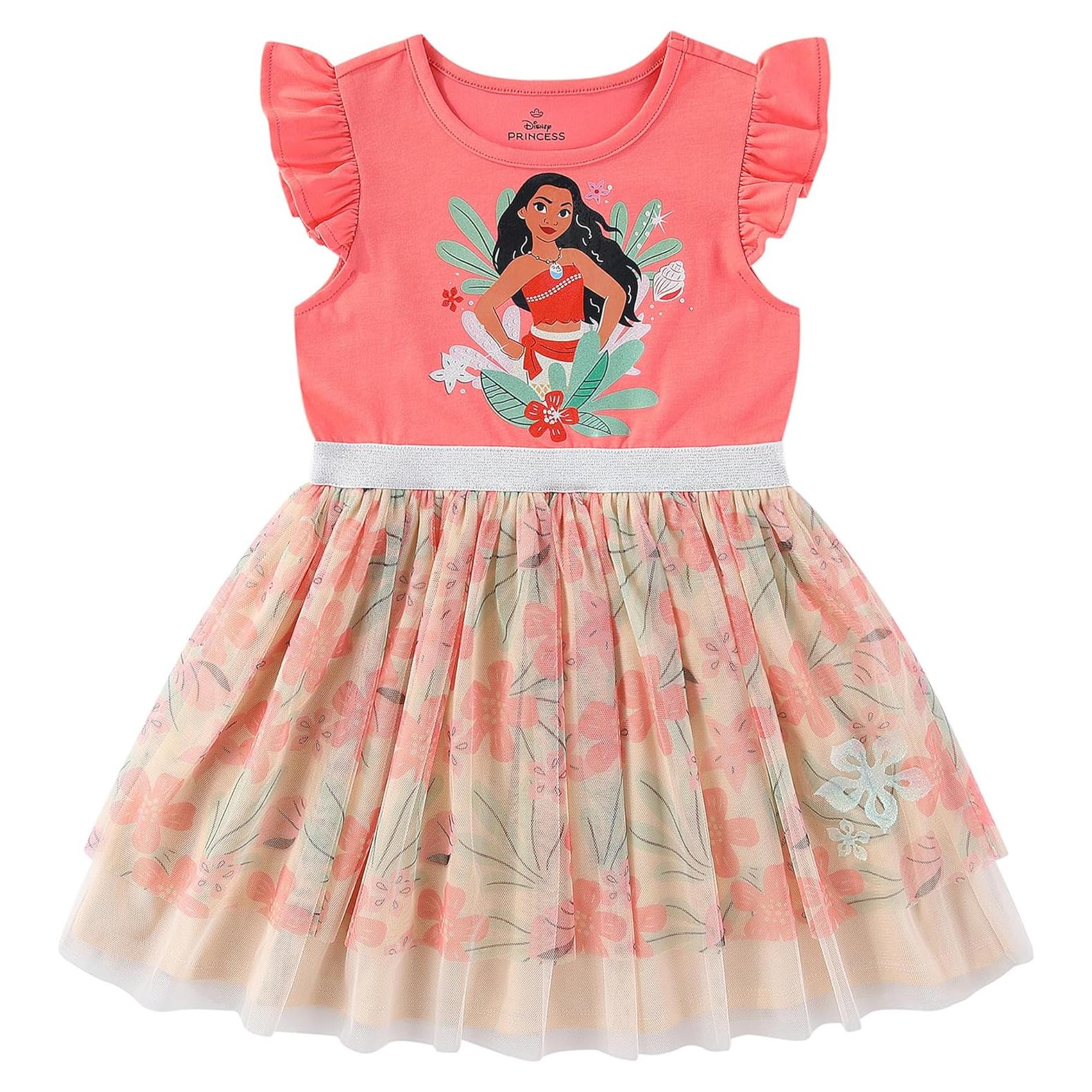 Vestido de Tul Rosa Moana Disney para Niñas 2T - 12