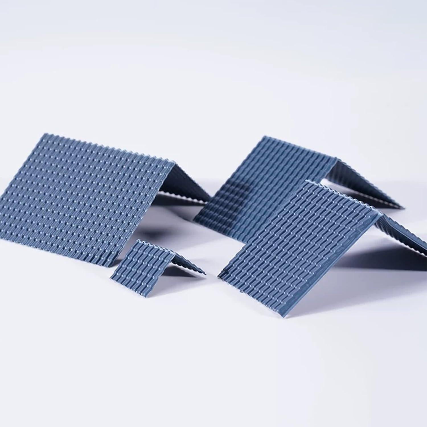 7 Hojas Mini Azulejos de Techo PVC Attuslla Gris 30x20 cm