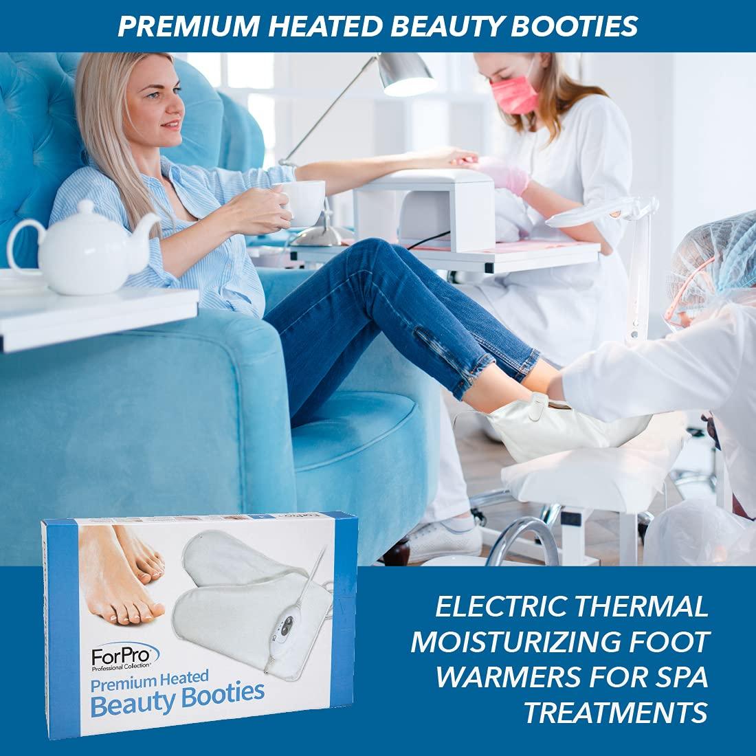Botines Térmicos Premium ForPro para Spa - 1 Par, Calentadores de Pies