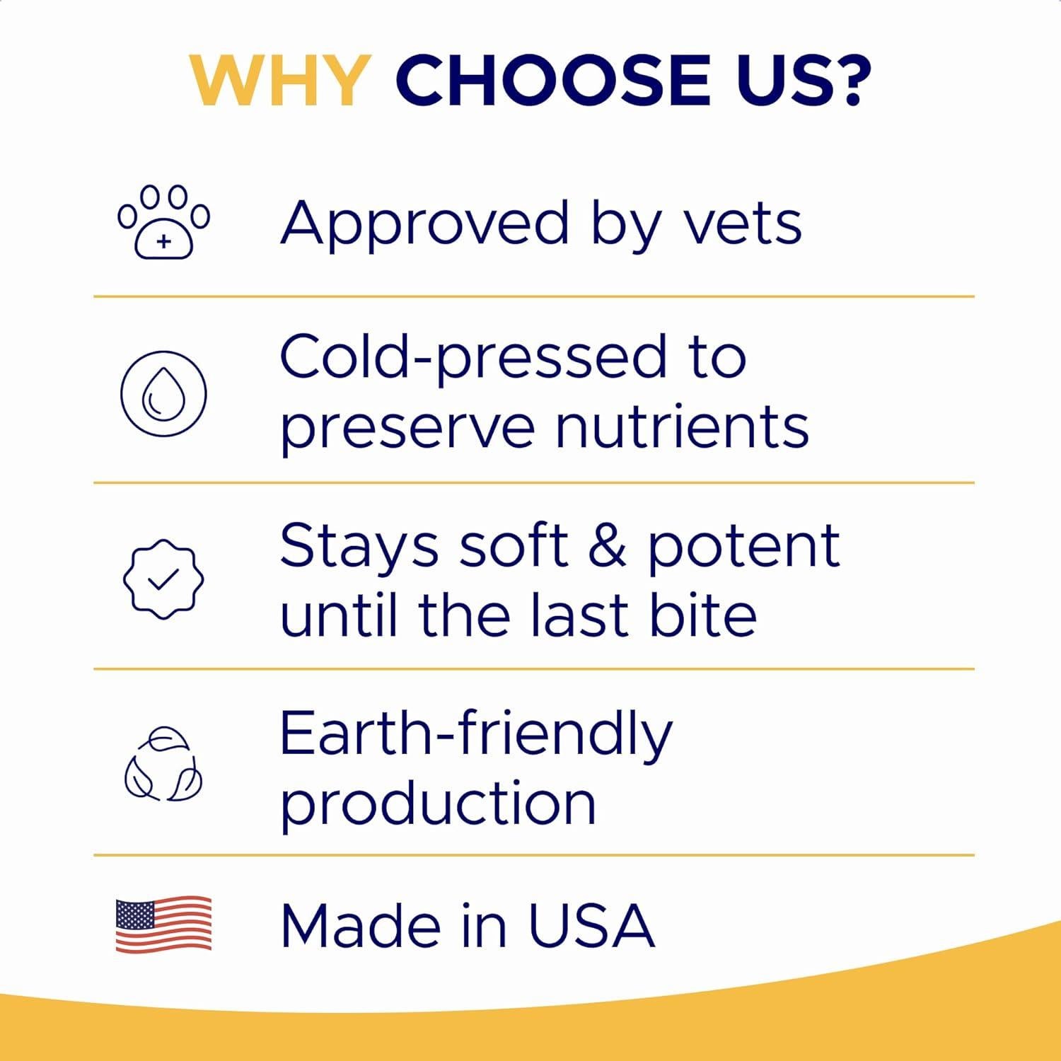 Omega 3 Masticables para Perros GOODGROWLIES 360 Ct Salmón