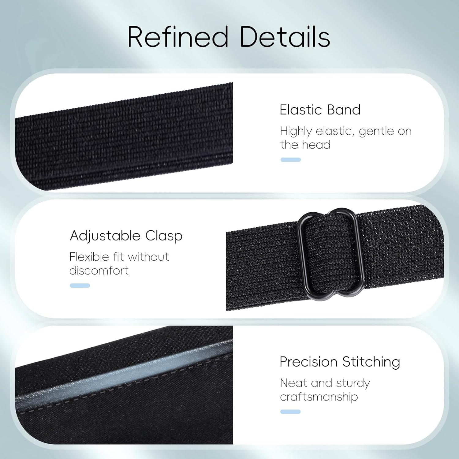 Máscara de Sueño TOPOINT de Seda 3 en 1 con Gel Calentador