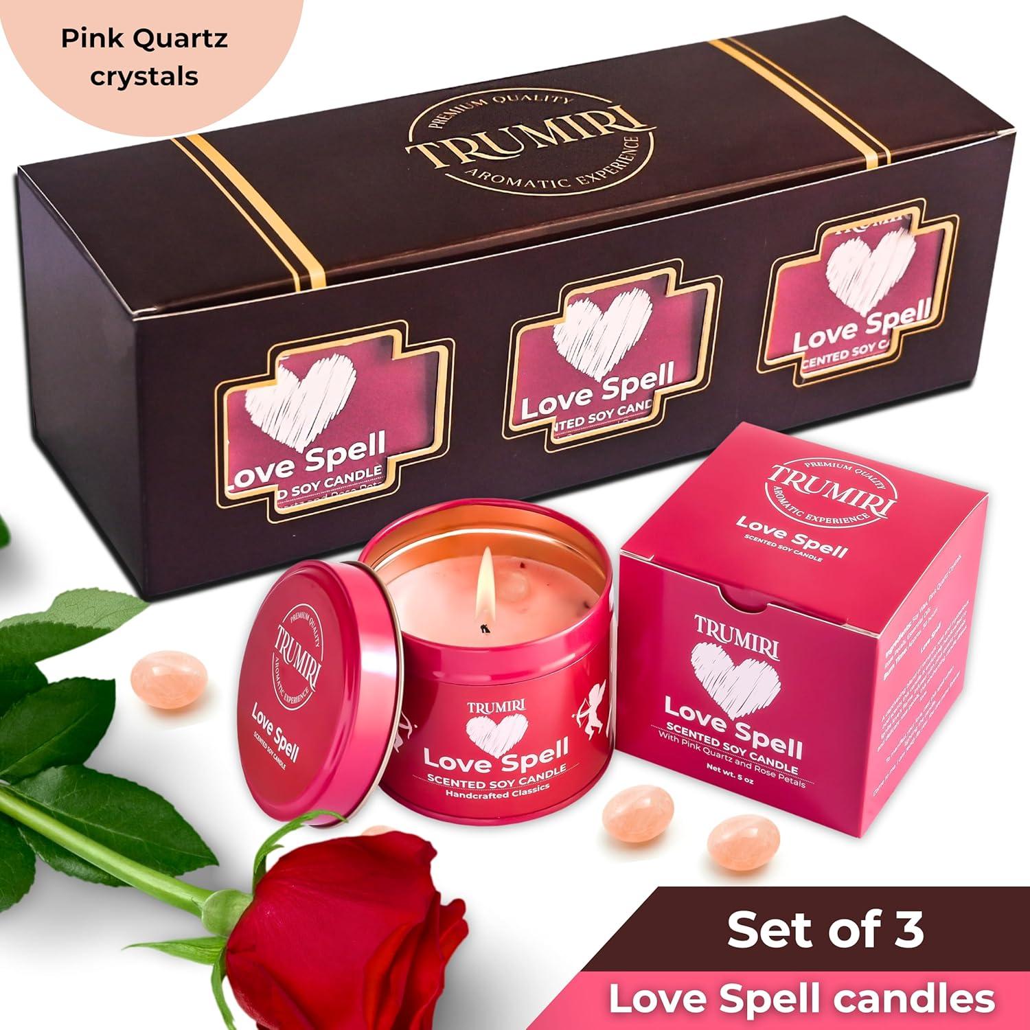 Velas Aromáticas Hechizo de Amor Goldberry - 3 x 140g Soja Orgánica