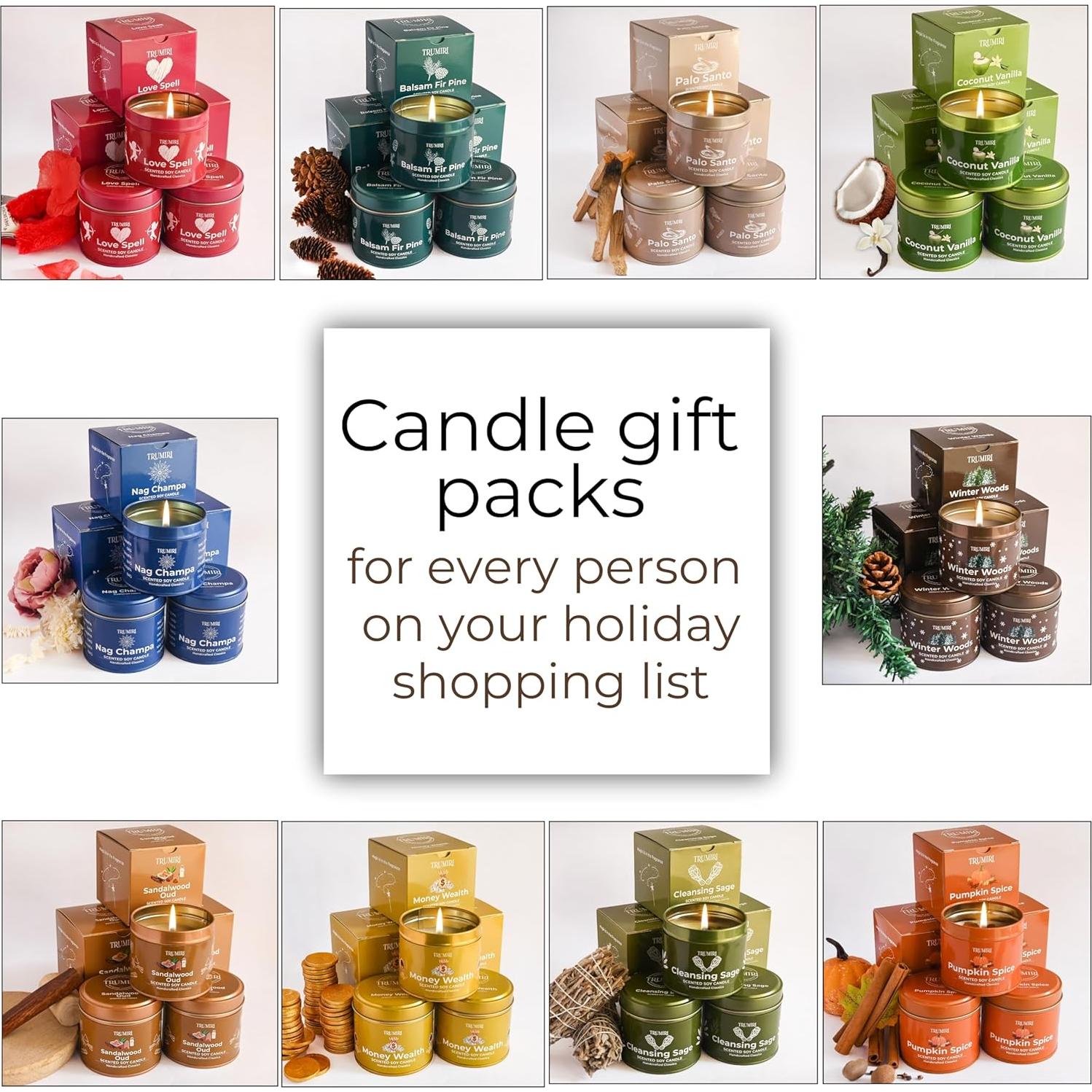 Velas Aromáticas Hechizo de Amor Goldberry - 3 x 140g Soja Orgánica