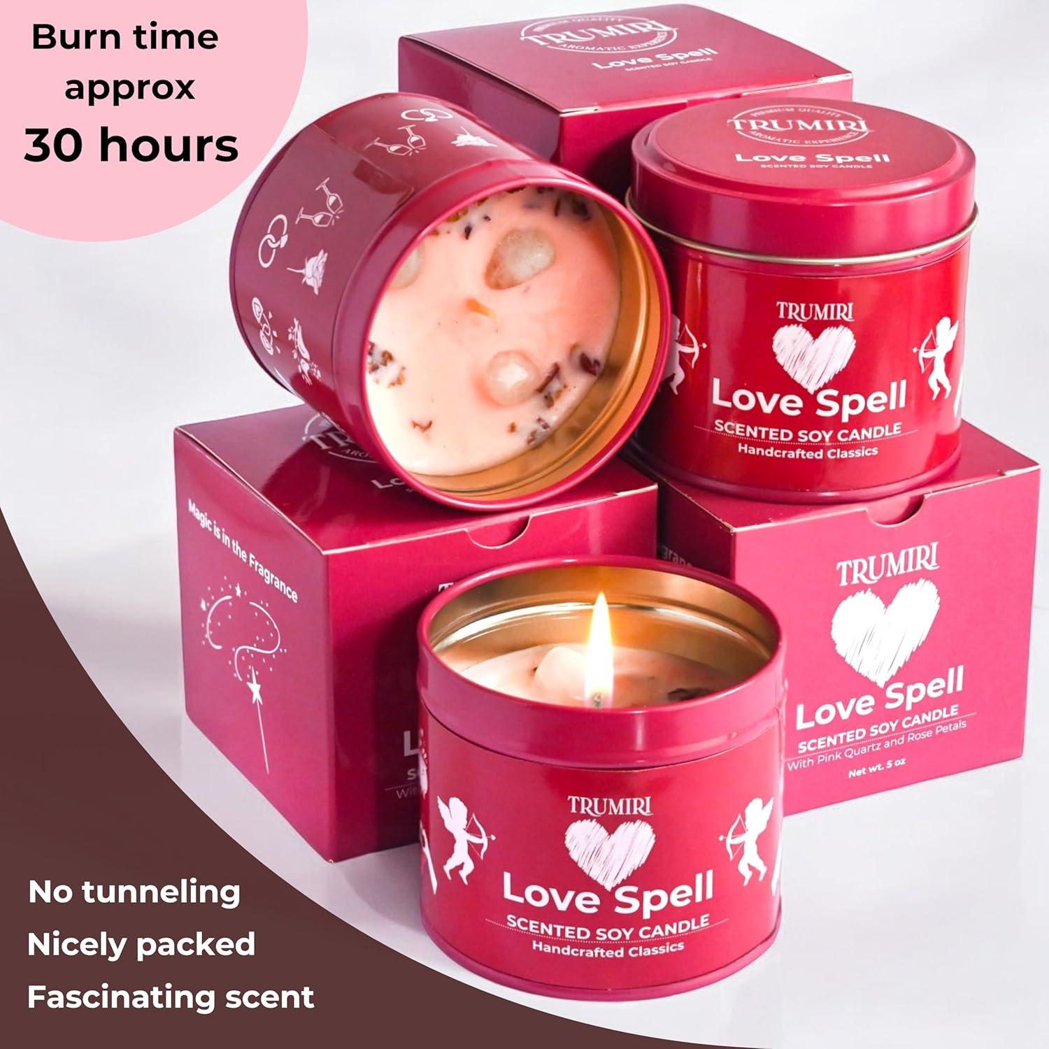 Velas Aromáticas Hechizo de Amor Goldberry - 3 x 140g Soja Orgánica