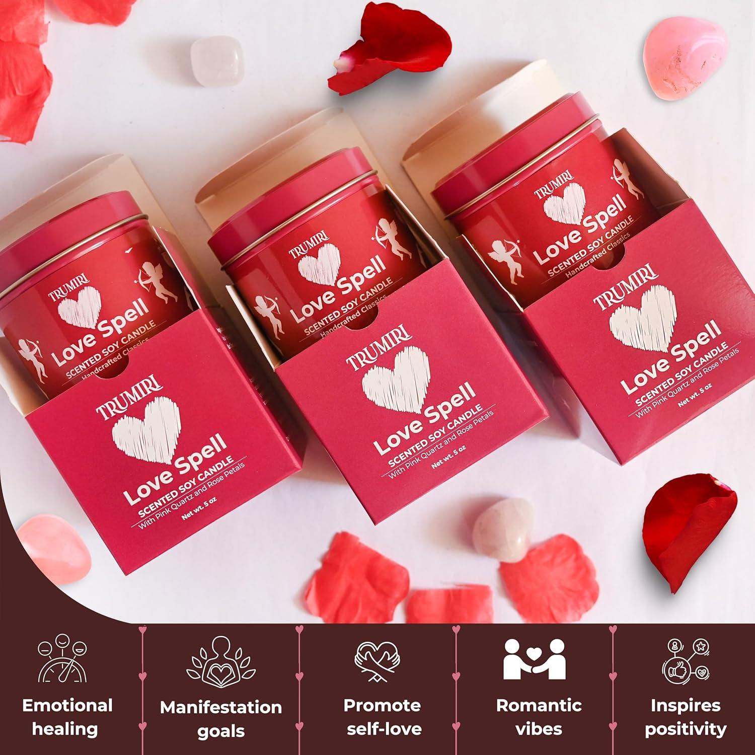 Velas Aromáticas Hechizo de Amor Goldberry - 3 x 140g Soja Orgánica