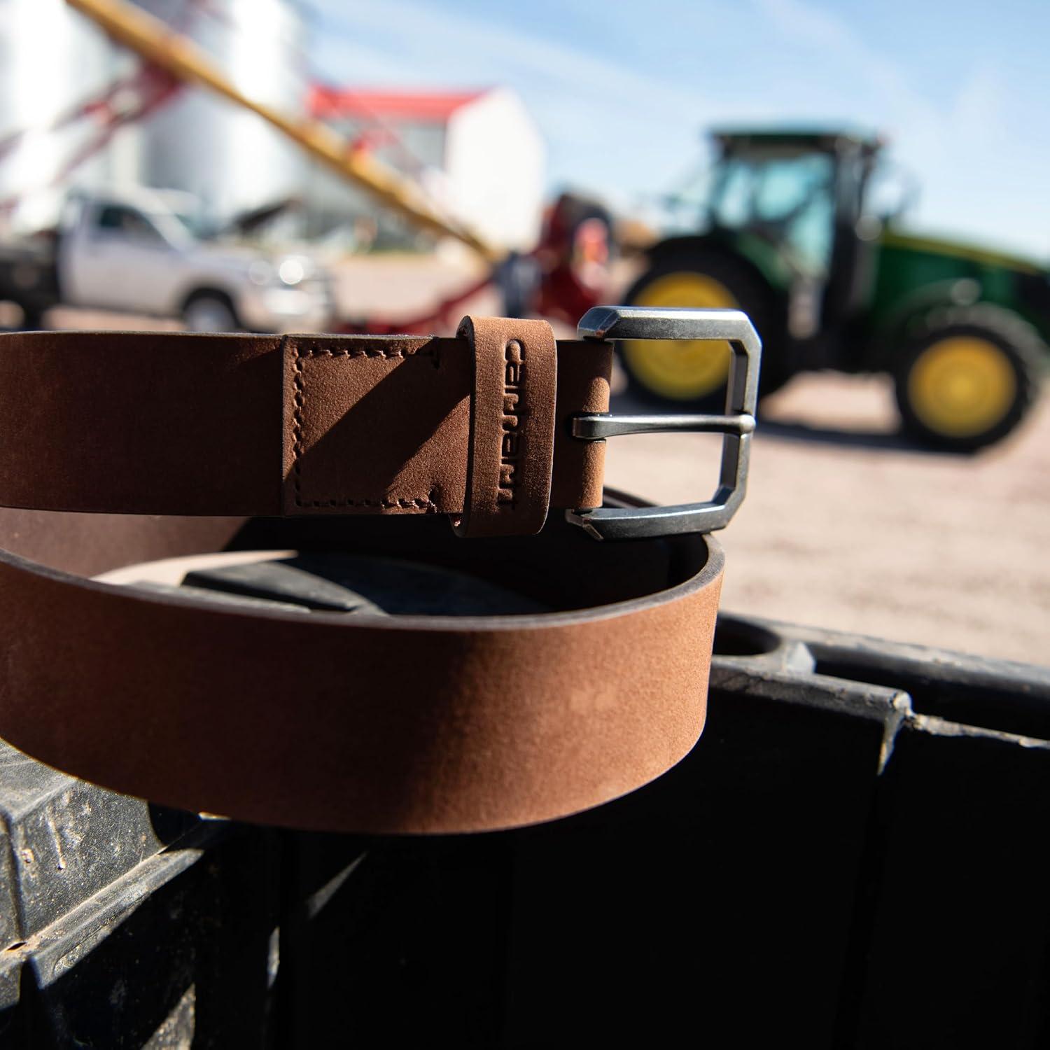 Cinturón de Cuero Carhartt para Hombre 3,81 cm Marrón