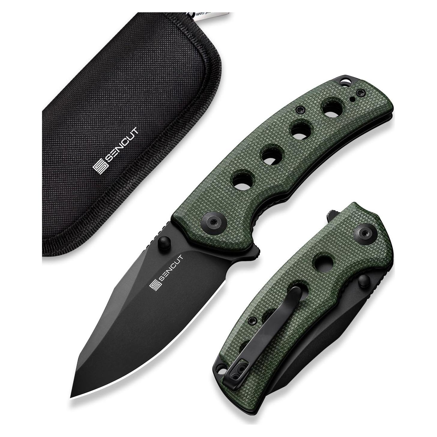 Cuchillo Plegable SENCUT Excalis 7.54 cm Verde EDC