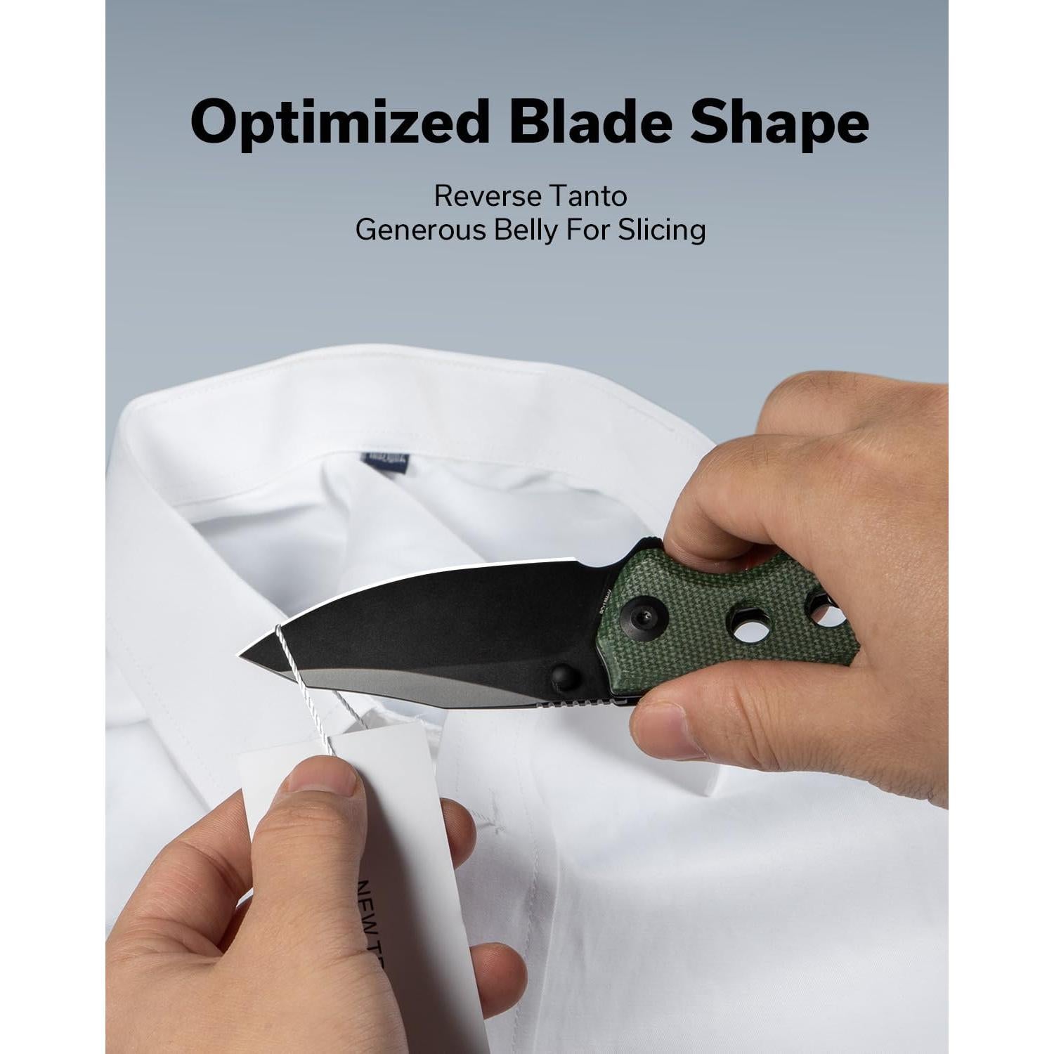 Cuchillo Plegable SENCUT Excalis 7.54 cm Verde EDC