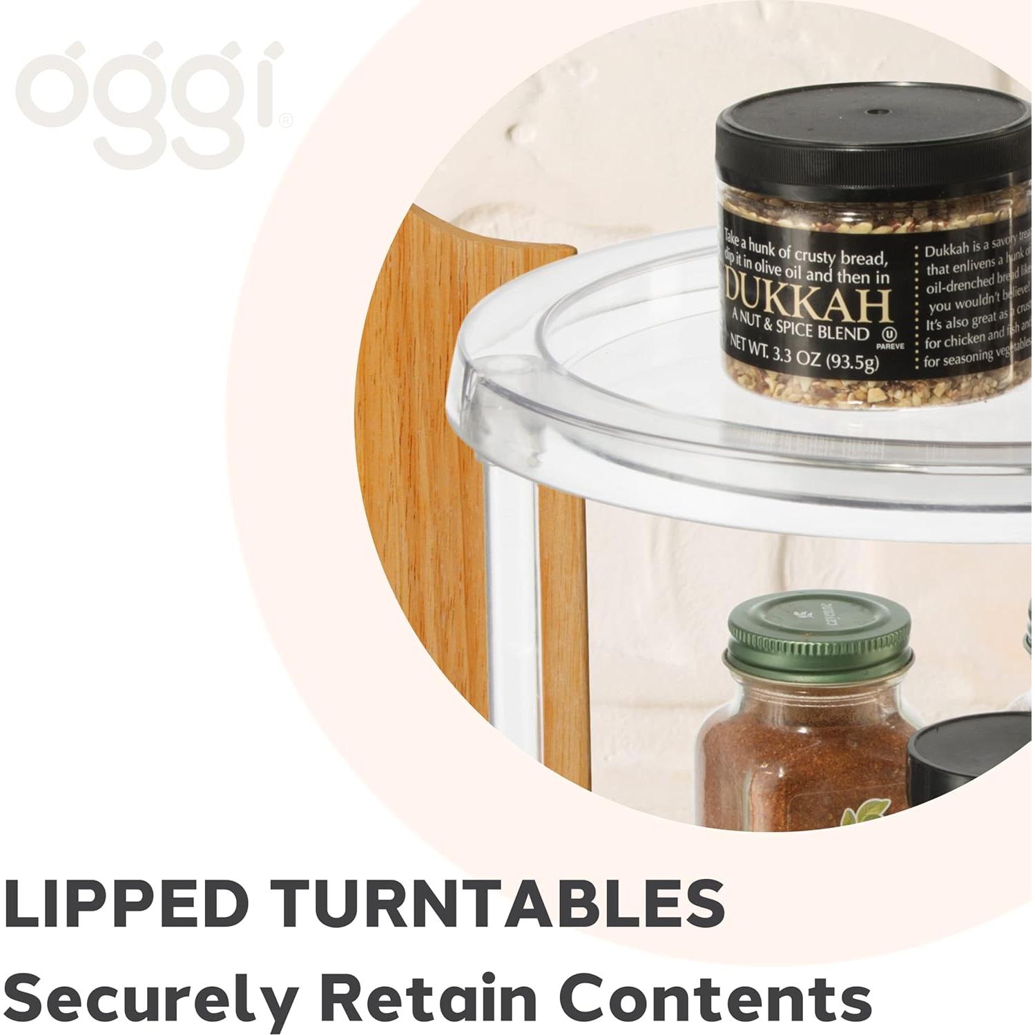 Organizador Giratorio Oggi 2 Niveles 24.77 cm para Cocina