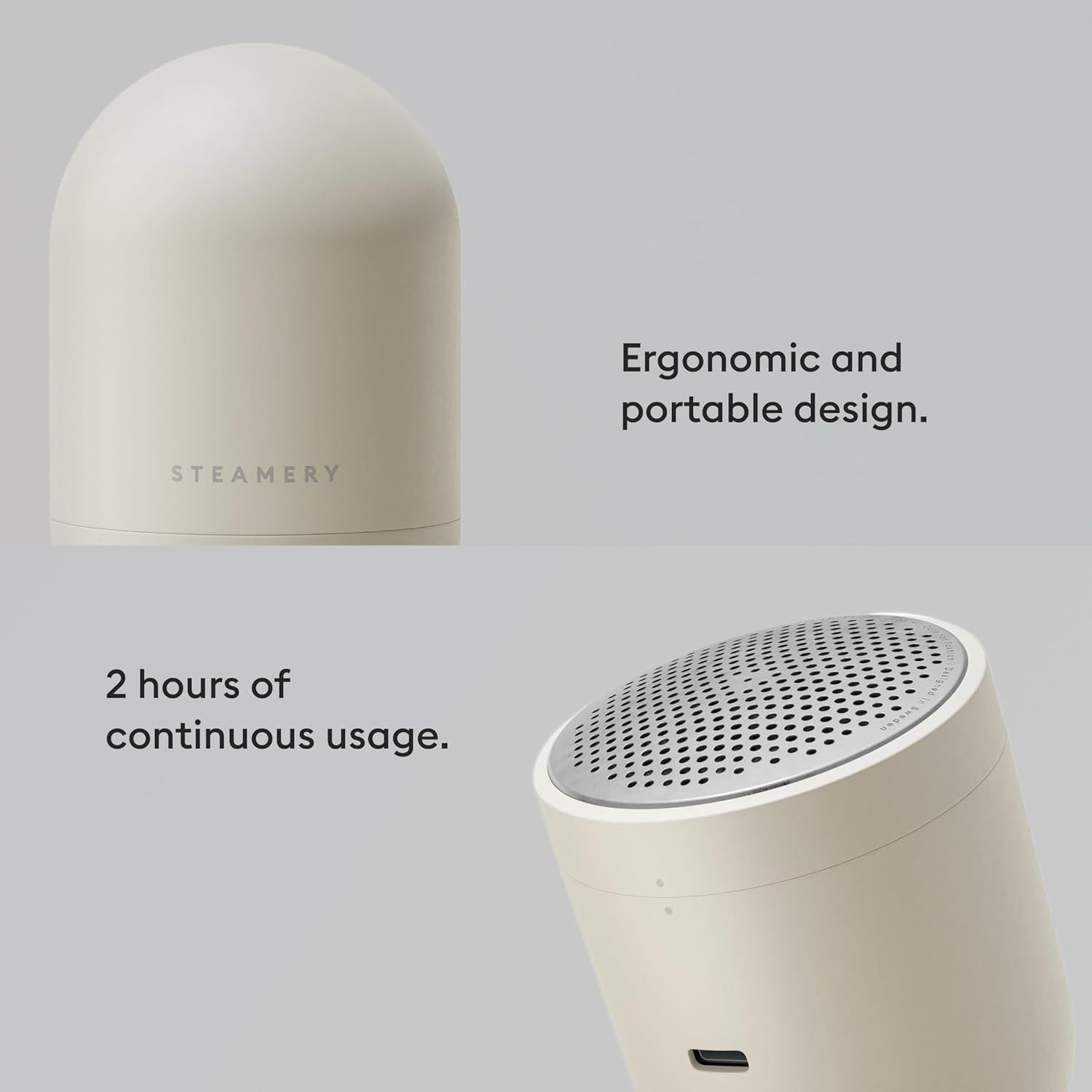 Afeitadora de Tela Steamery Pilo 2 Beige, Elimina Pelusa y Pilling