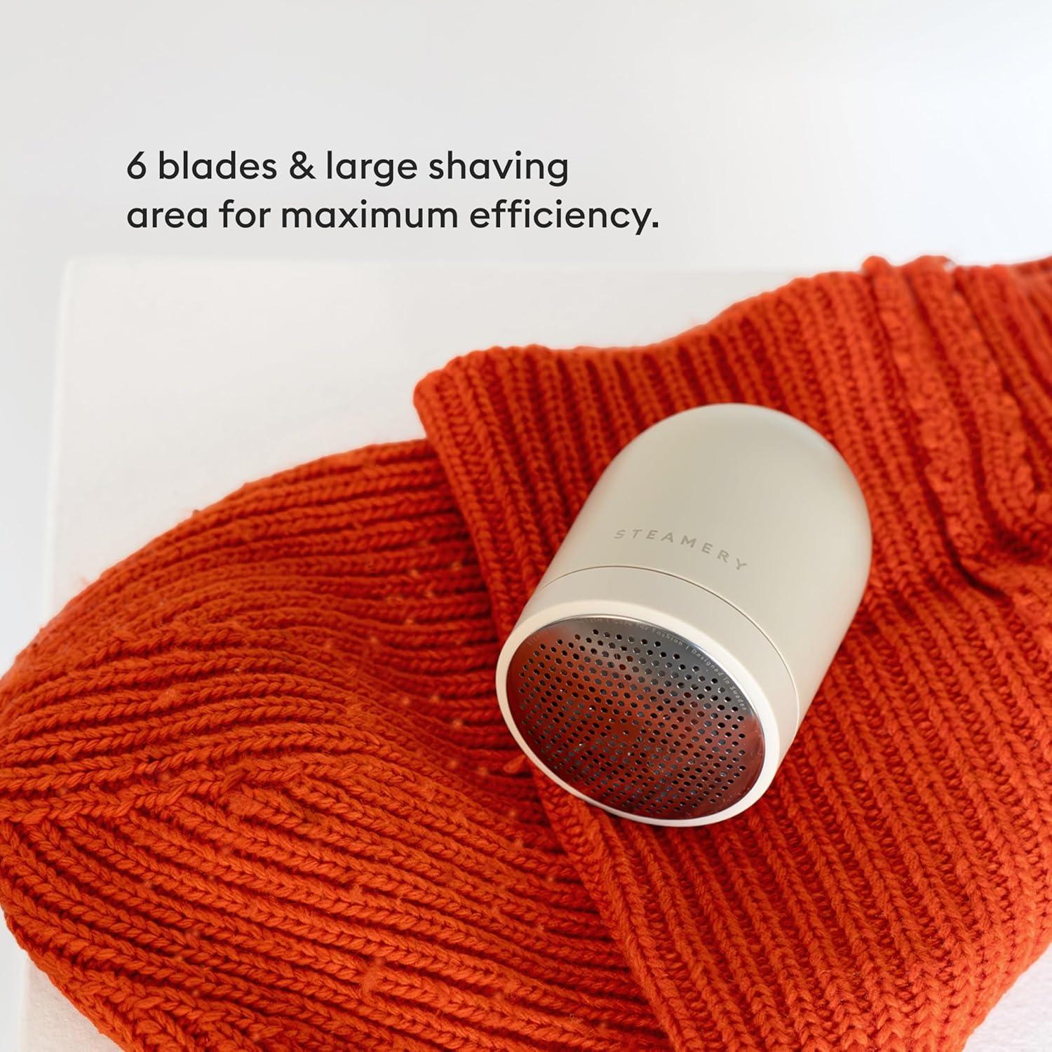 Afeitadora de Tela Steamery Pilo 2 Beige, Elimina Pelusa y Pilling