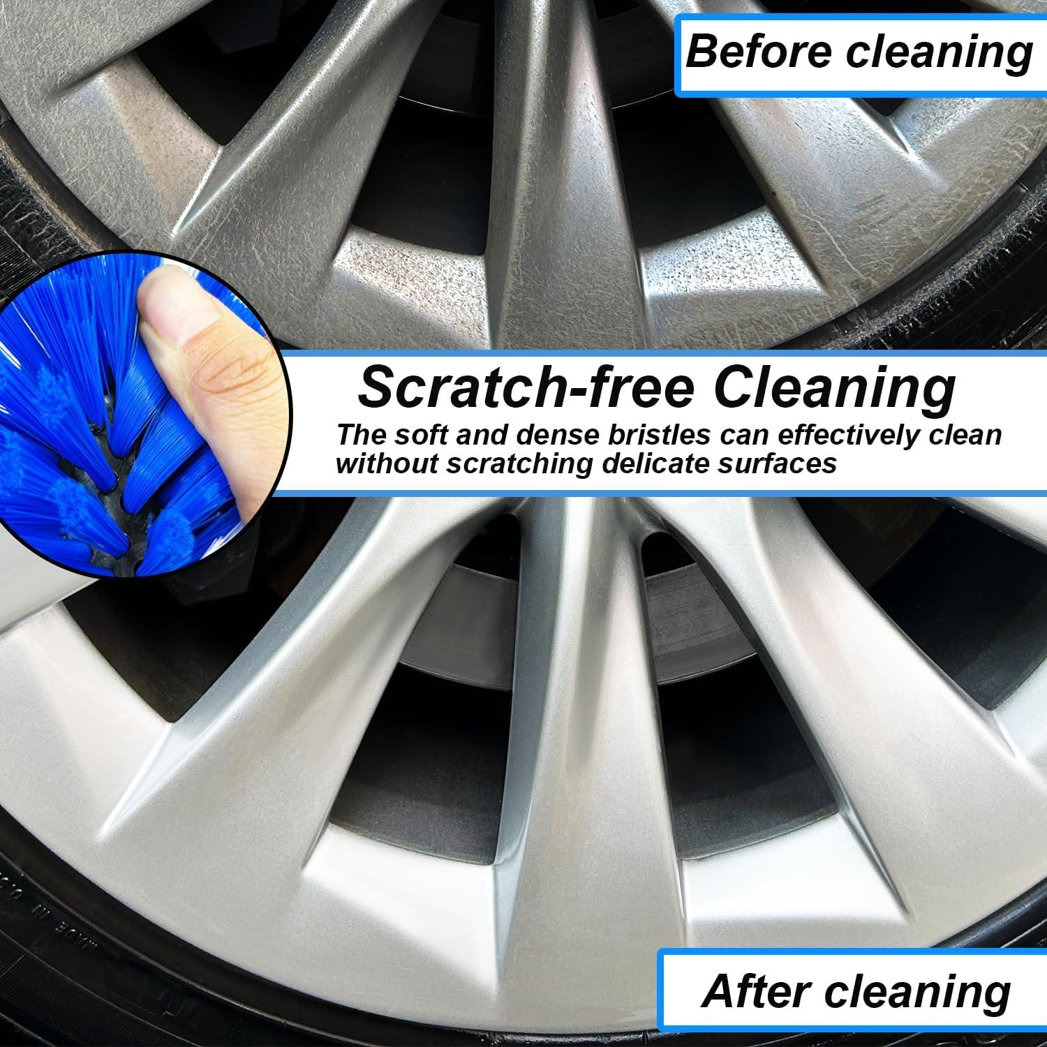 Kit de Cepillos de Limpieza para Ruedas Tialero 2 Pcs