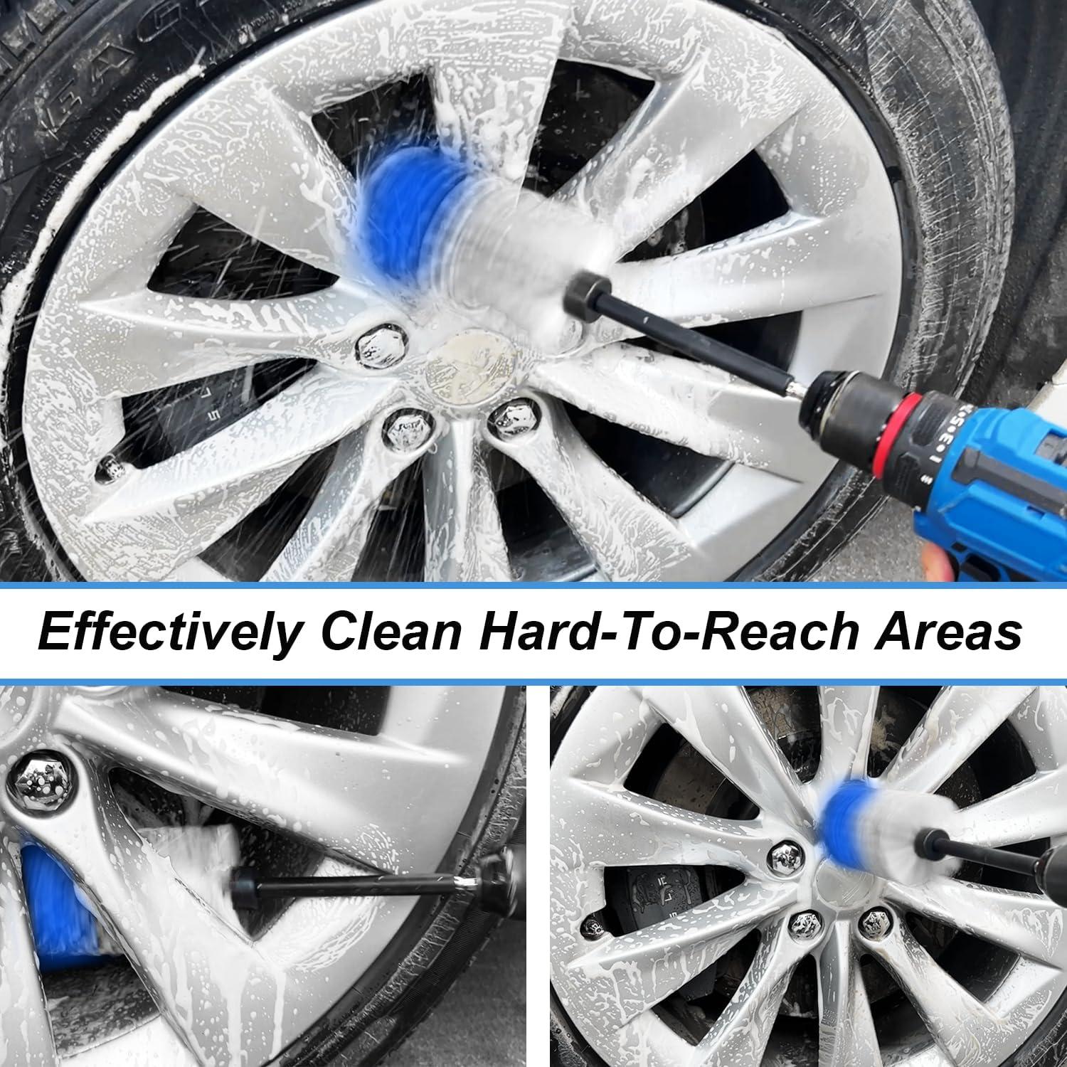 Kit de Cepillos de Limpieza para Ruedas Tialero 2 Pcs