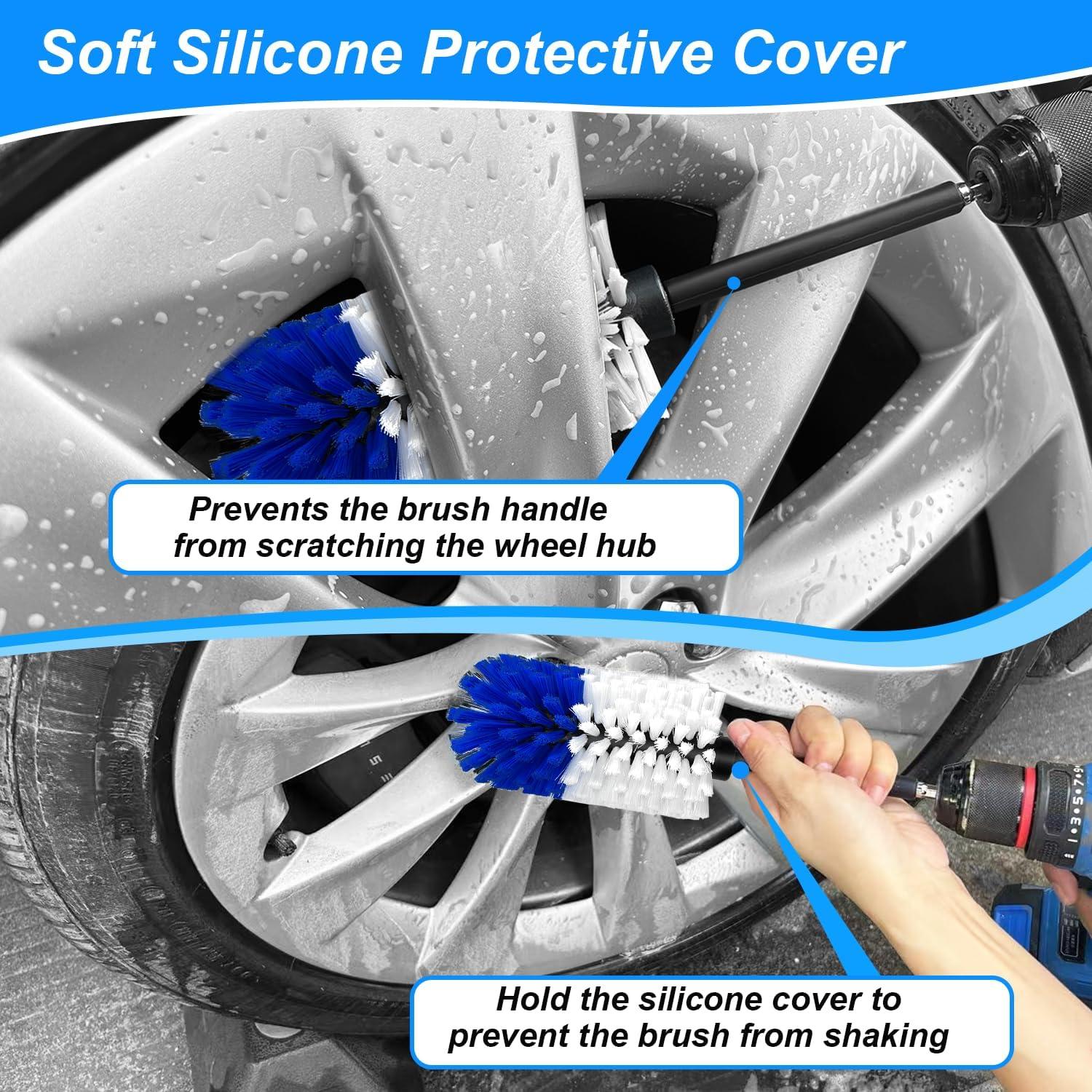 Kit de Cepillos de Limpieza para Ruedas Tialero 2 Pcs