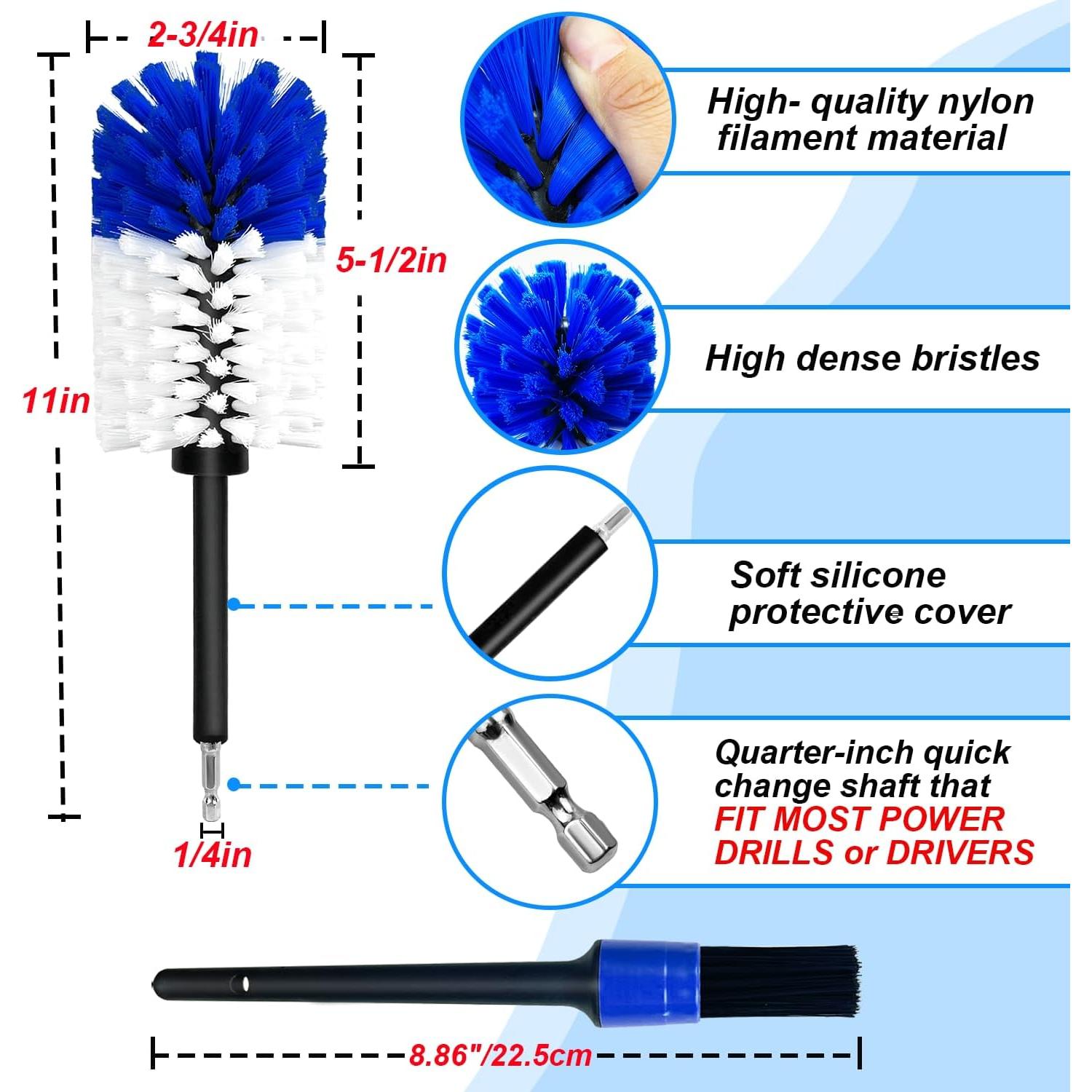 Kit de Cepillos de Limpieza para Ruedas Tialero 2 Pcs