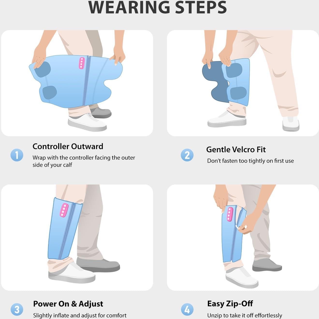 Masajeador de Piernas Inalámbrico CINCOM para Circulación