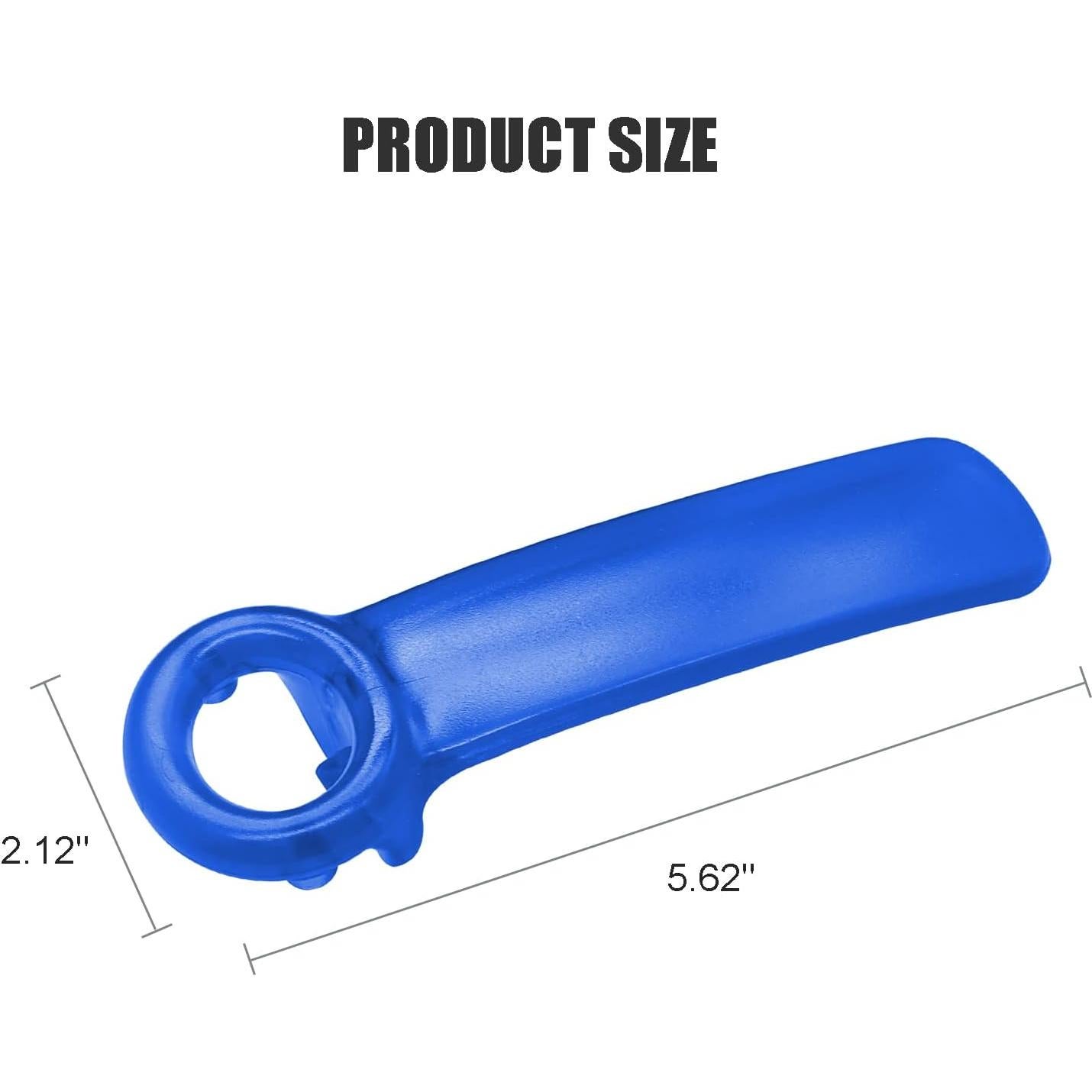 1 Pack Blue Jar-key Jar Opener The Original Easy Use by Anyone (Transparent)