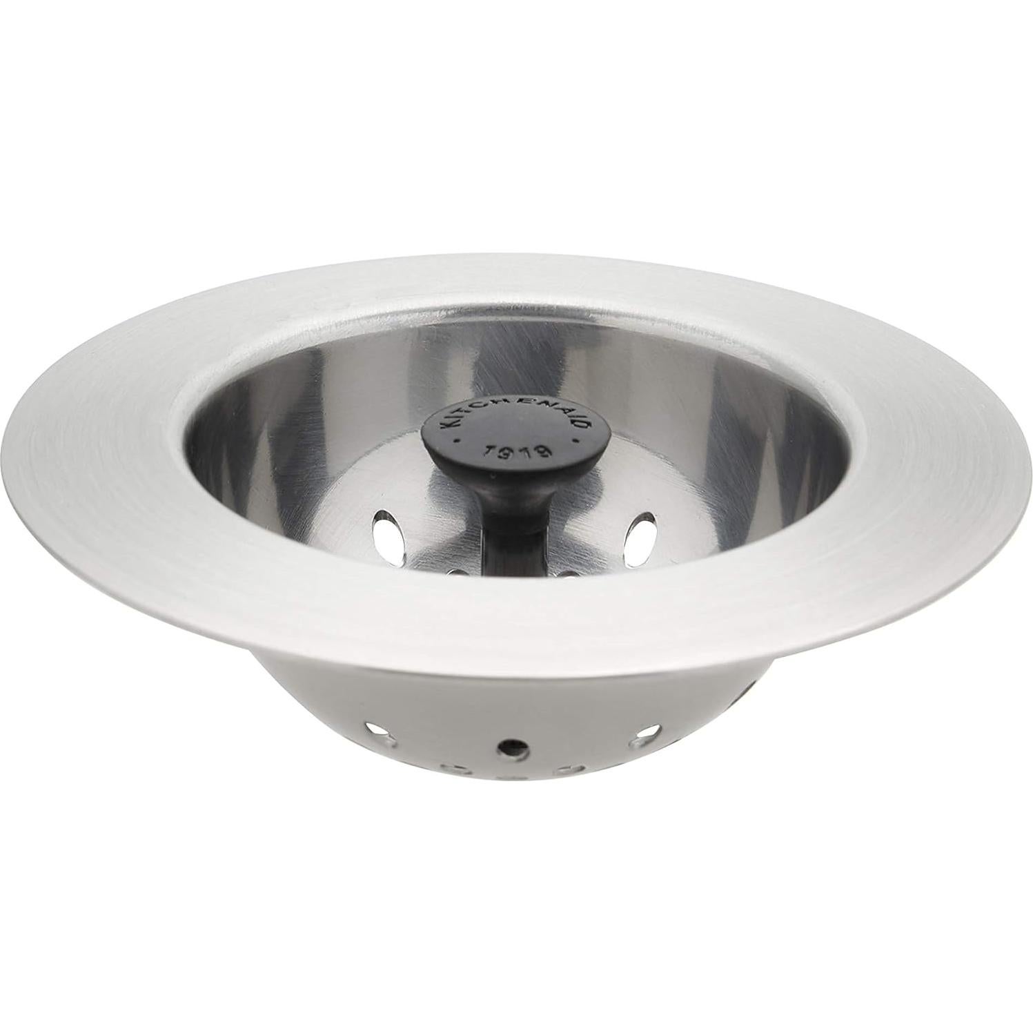 Colador de Acero Inoxidable KitchenAid para Fregadero Negro
