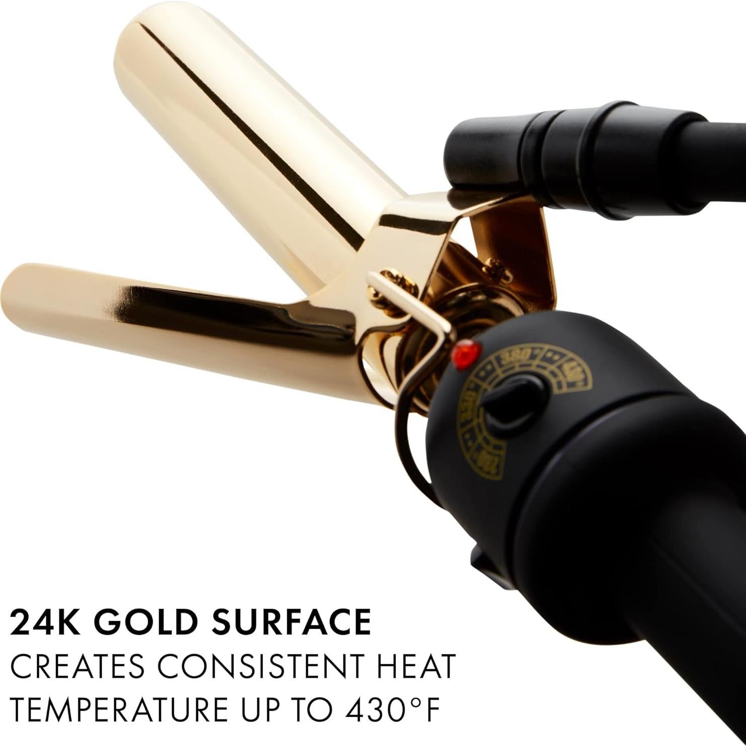 Plancha Marcel de Oro 24K Hot Tools Pro 2.54 cm Rizos y Ondas