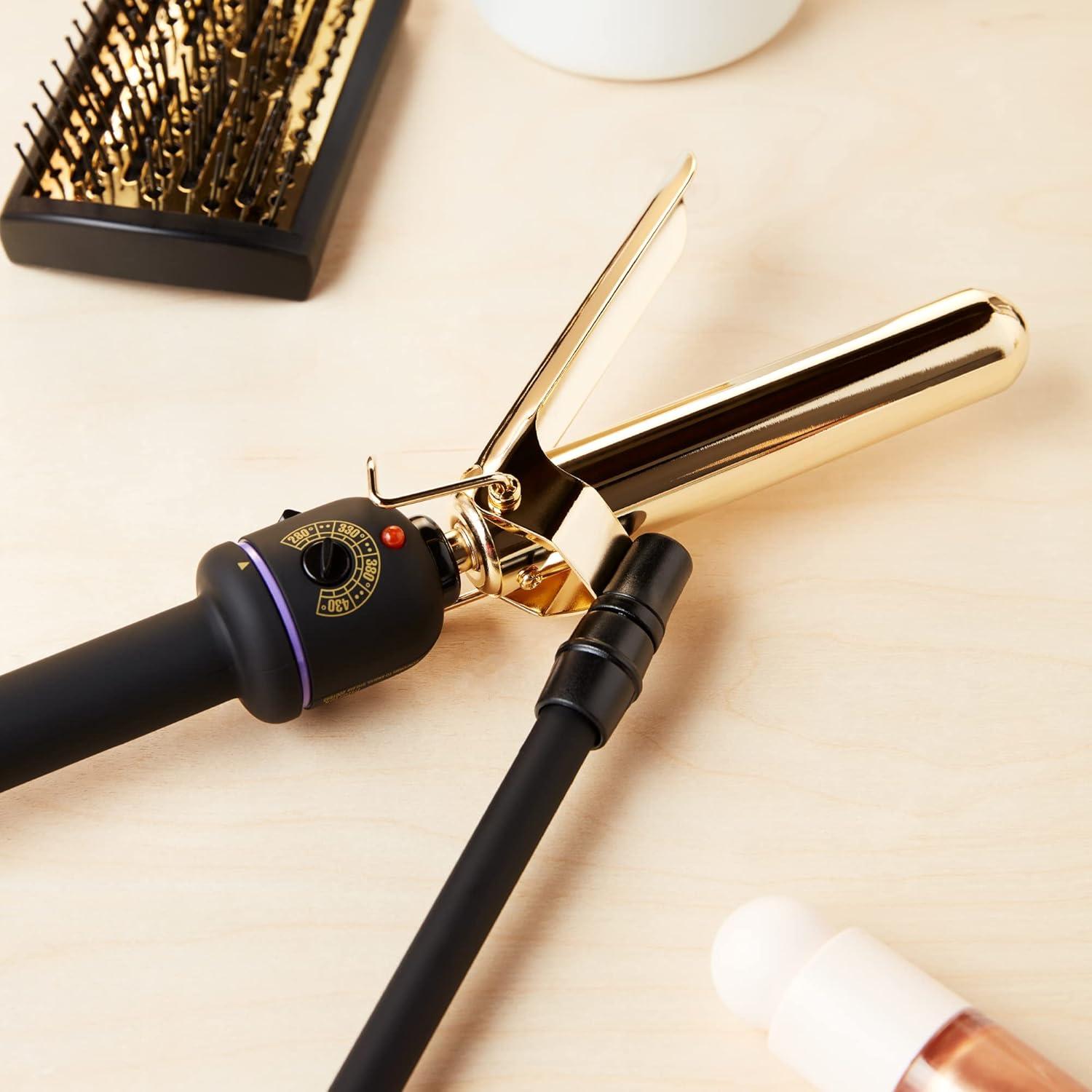 Plancha Marcel de Oro 24K Hot Tools Pro 2.54 cm Rizos y Ondas