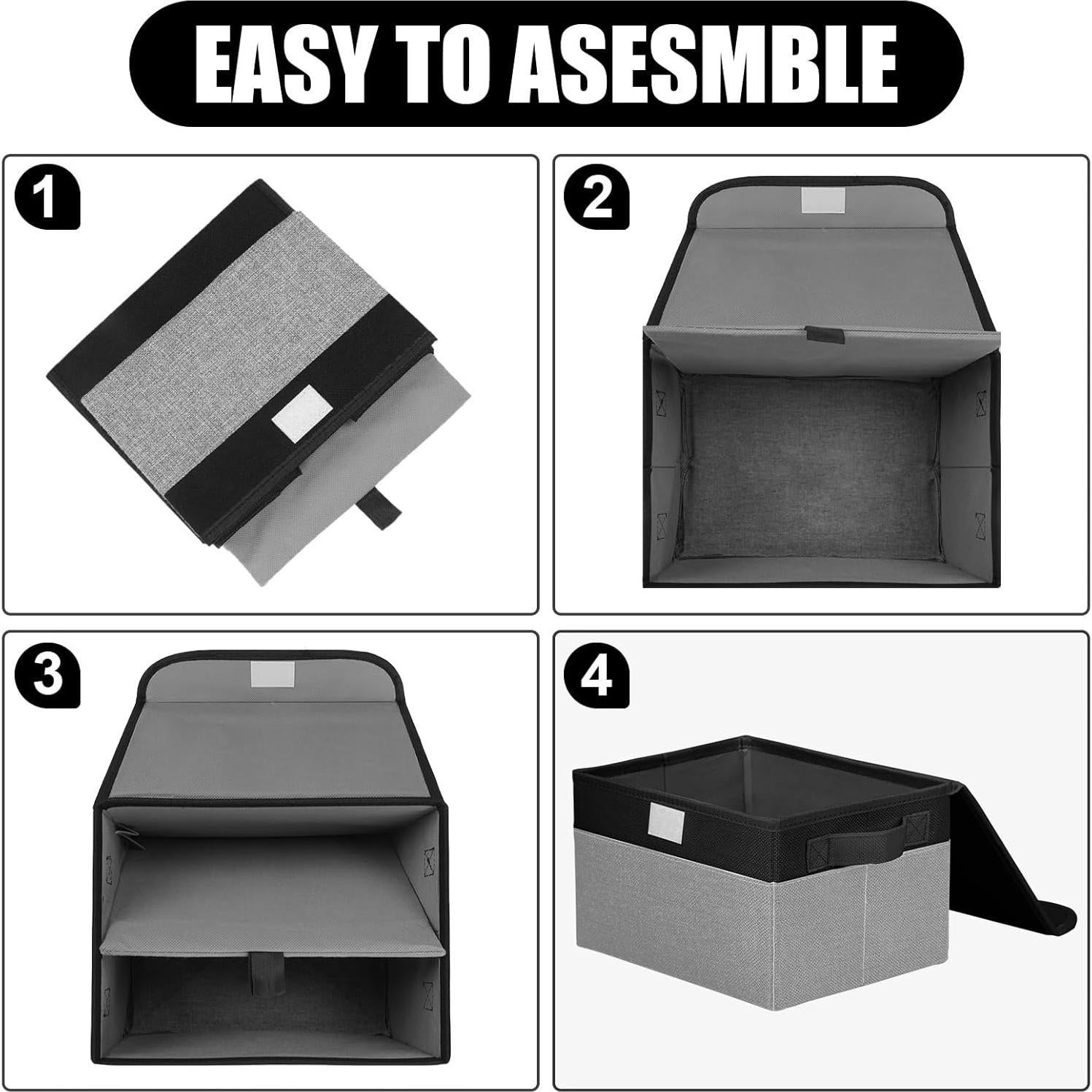 Caja de Almacenamiento Plegable Bagnizer 25.4x20.3cm 6 Unidades