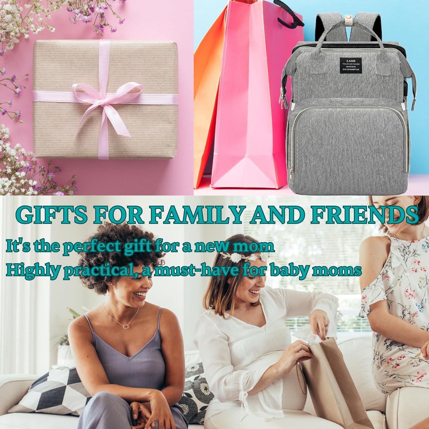 Mochila para Pañales Impermeable Unisex 15L Gris