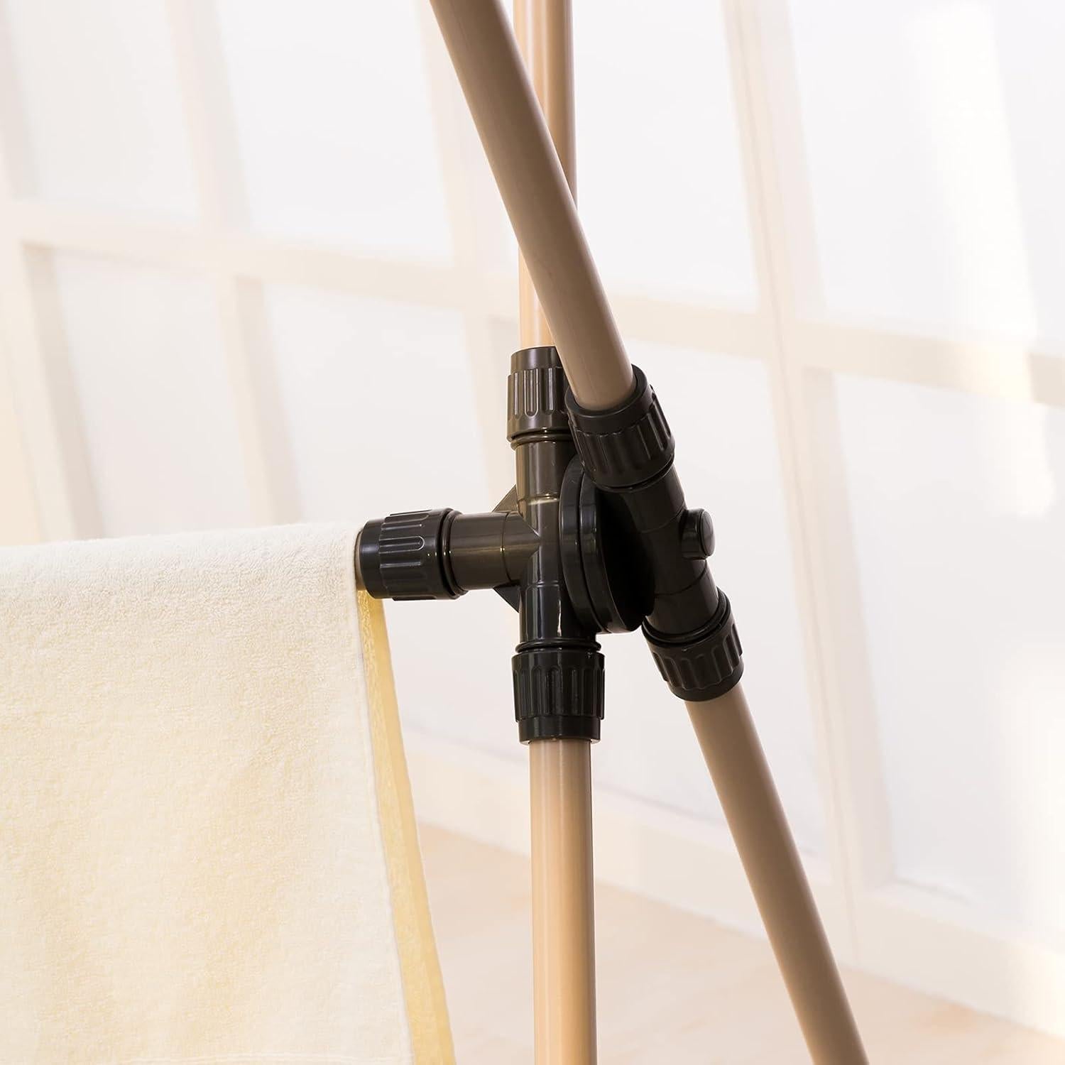 Estante Secar Ropa YUBELLES Ajustable 30kg 119-200cm Plegable