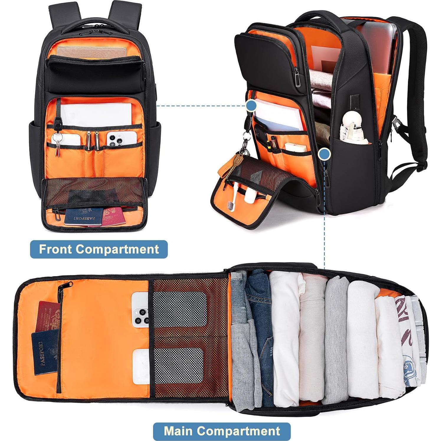 Mochila FENRUIEN para Laptop 17" Resistente al Agua