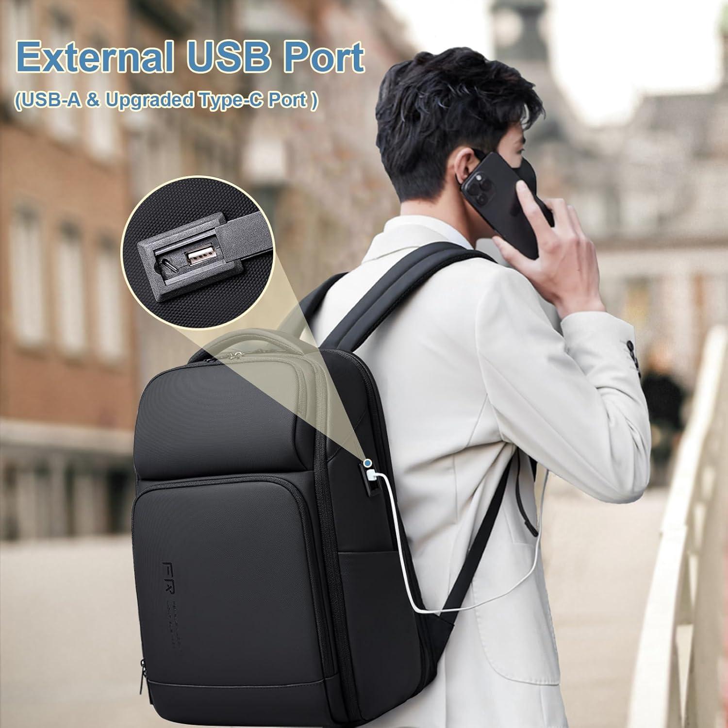 Mochila FENRUIEN para Laptop 17" Resistente al Agua