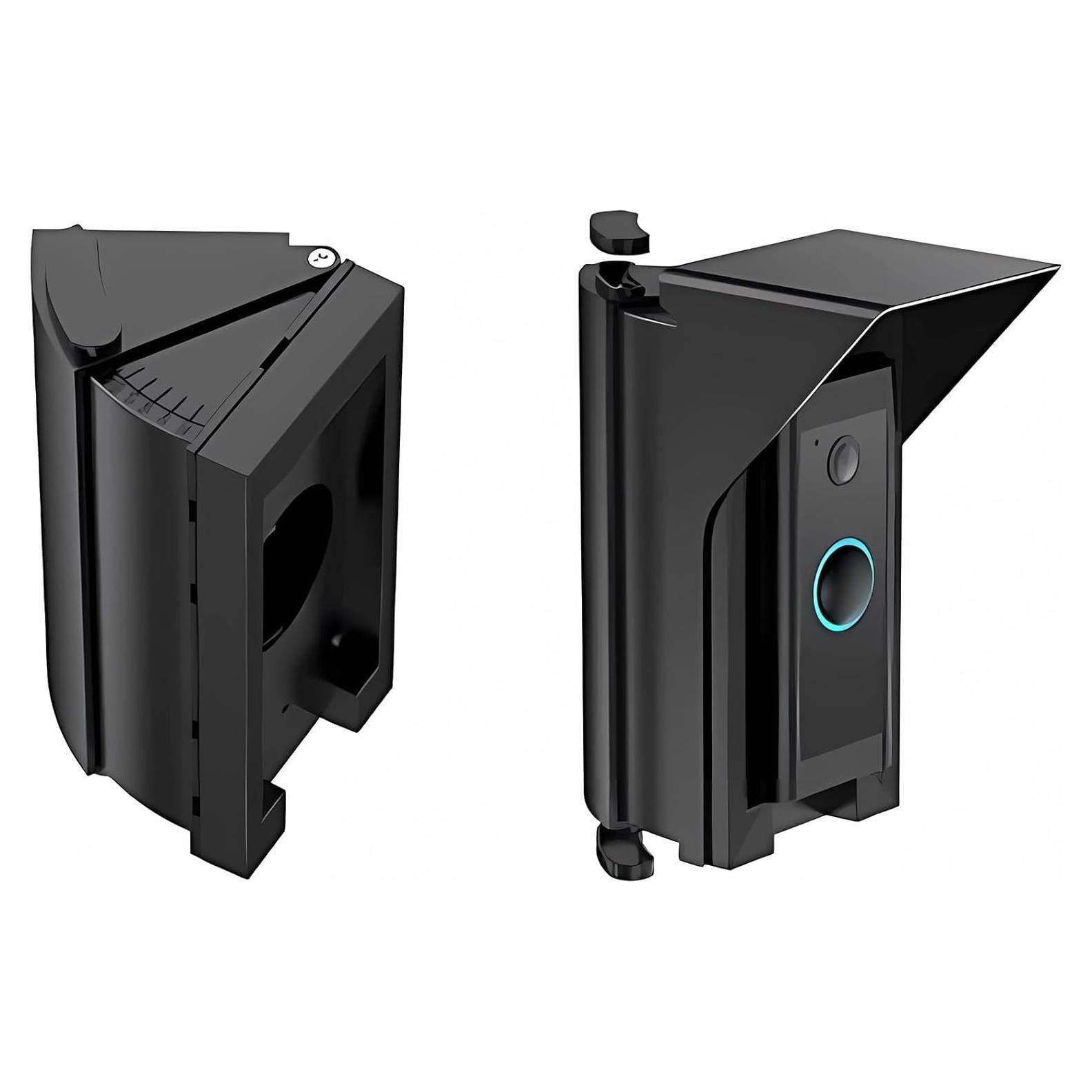 OLAIKE Waterproof 30 to 60 Degree Doorbell Angle Mount for Video Doorbell 1/2/3/3Plus/4/Wired/Pro/Pro2/(2020 Release), Blink and Nest Doorbell Battery/Wired, Black
