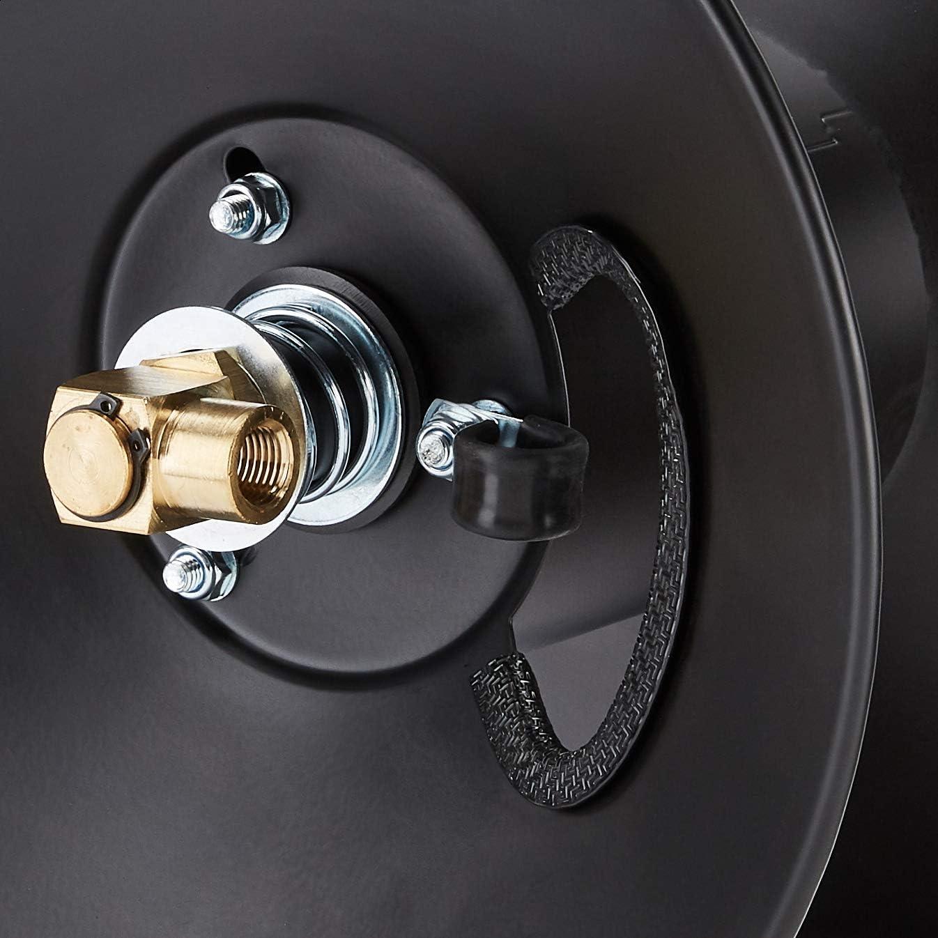 Carrete de Manguera Retráctil Amazon Basics 3/8" x 15m Manual