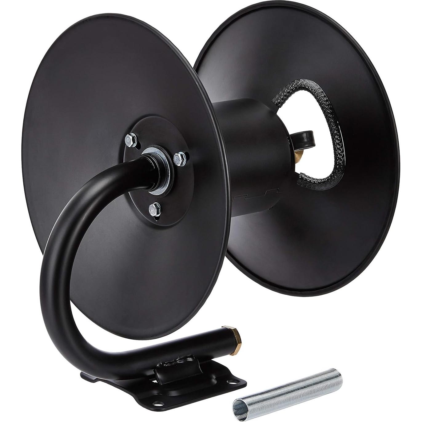 Carrete de Manguera Retráctil Amazon Basics 3/8" x 15m Manual