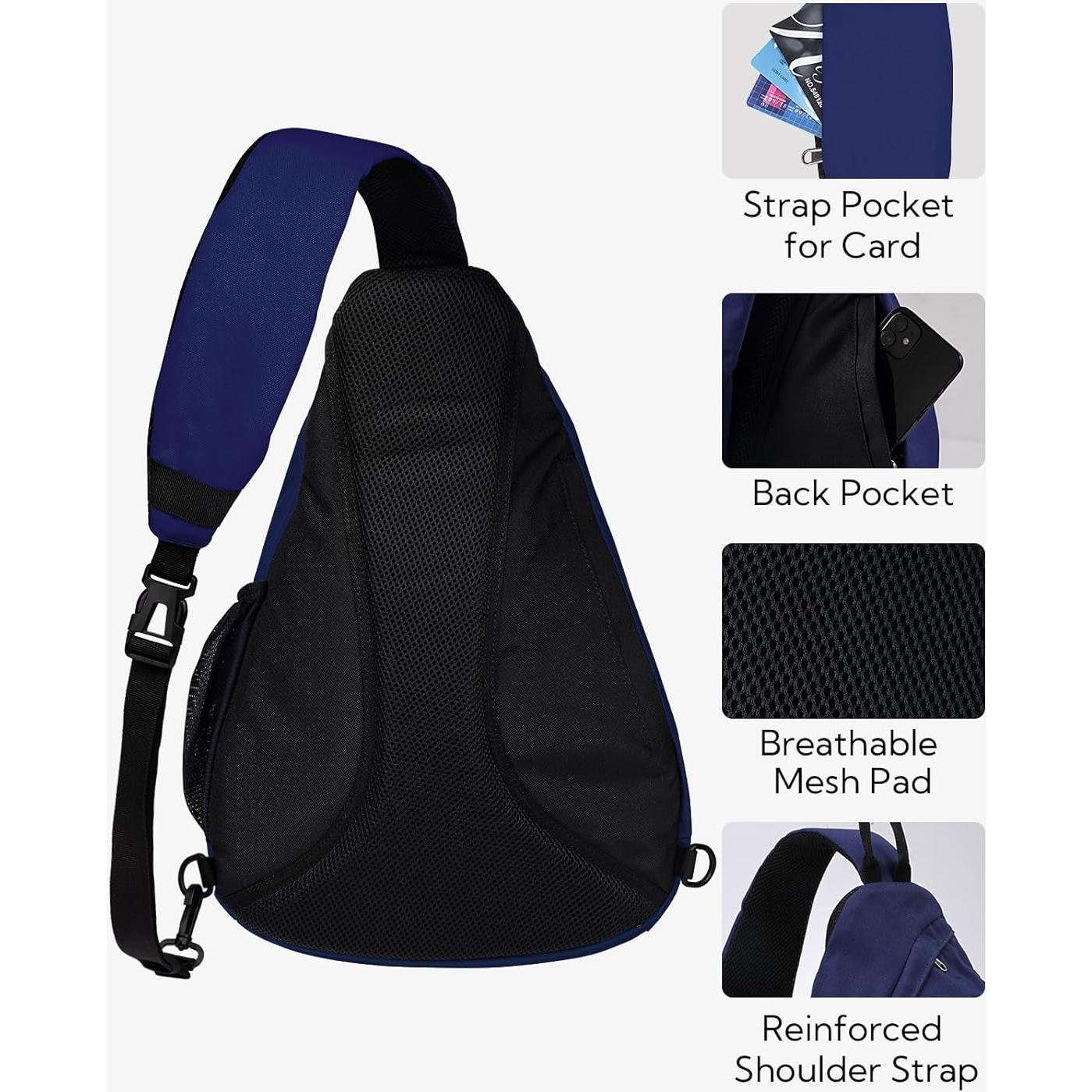 Mochila Cruzada WATERFLY AW06 18L Azul Multi-Compartimento