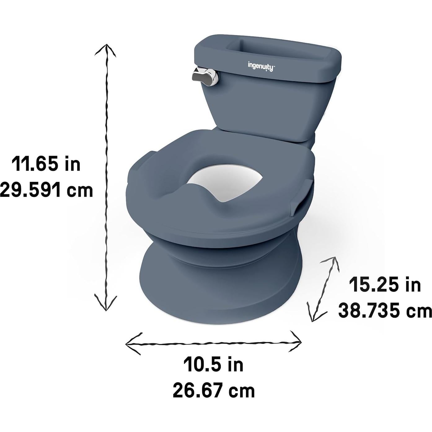 Inodoro de Entrenamiento Ingenuity Mi Tamaño Potty Pro Azul