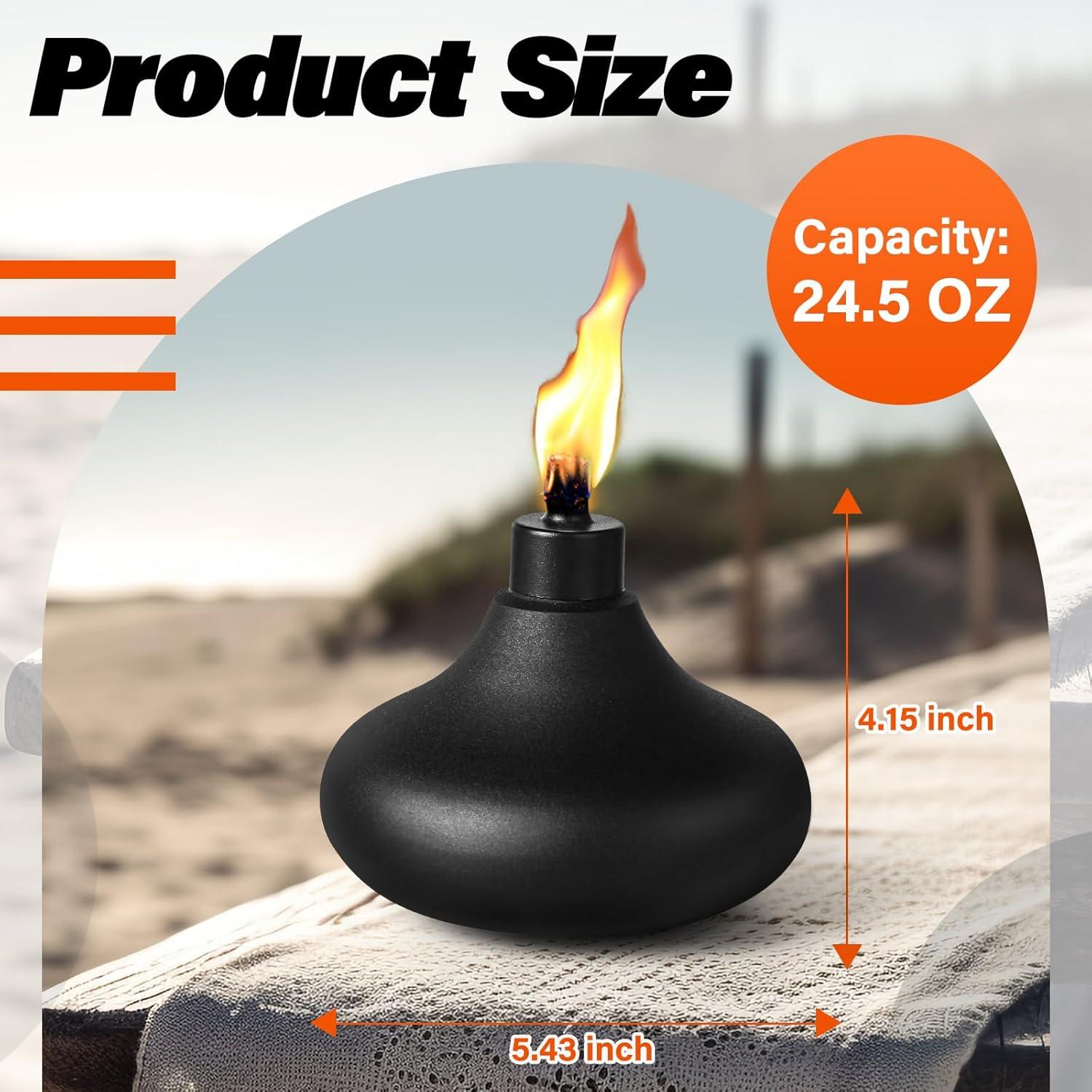 Paquete de 4 antorchas de metal FAN-Torches 1,44 kg 19h