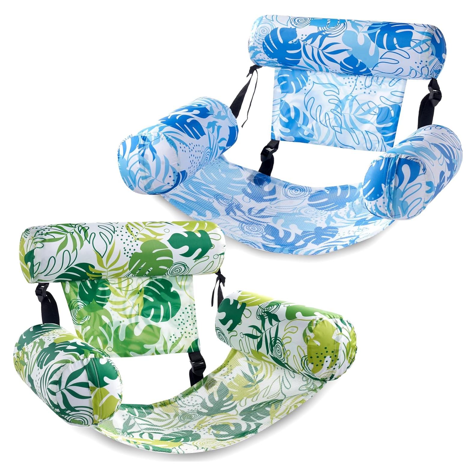 Sillas Flotantes Sloosh 2 Paquetes Ajustables Verano