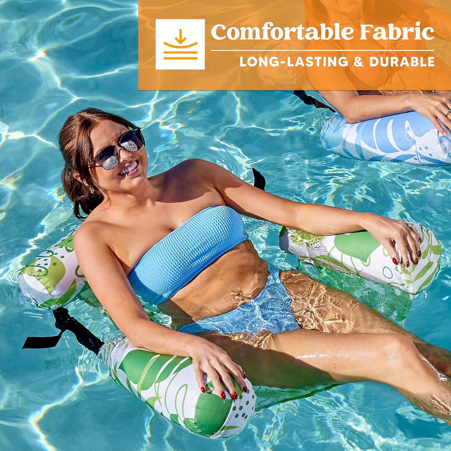 Sillas Flotantes Sloosh 2 Paquetes Ajustables Verano