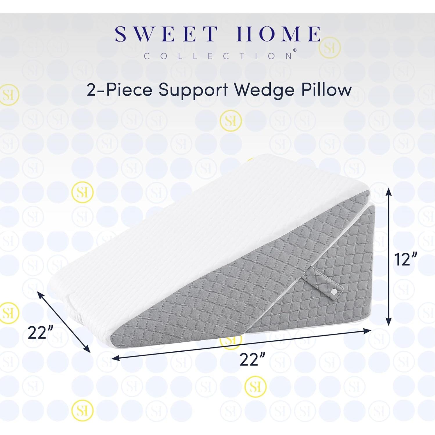 Juego de Almohadas en Cuña Ortopédicas Sweet Home 2 Piezas